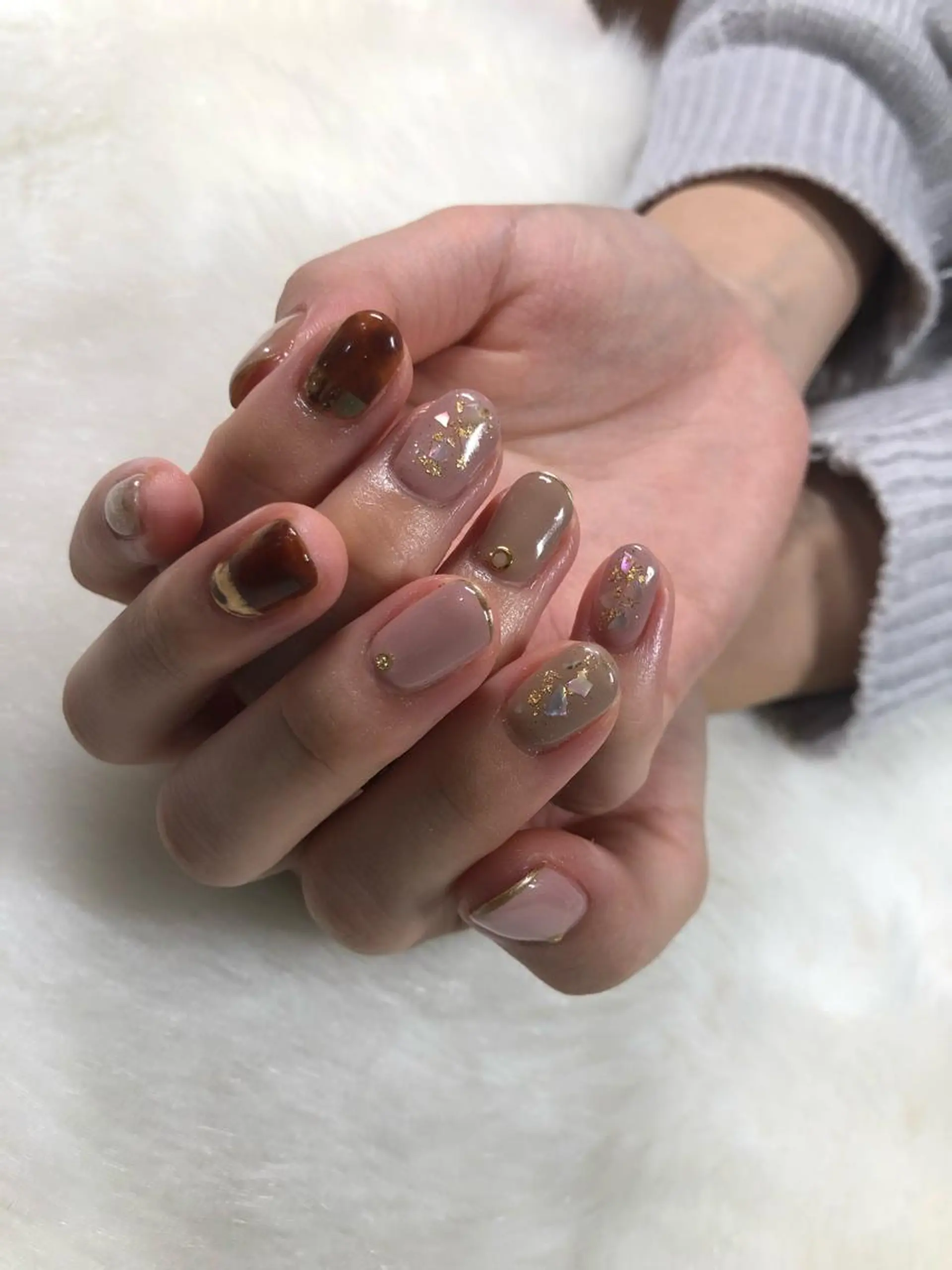 ネイル Amber21.所属・Nagahama Akariのネイルデザイン