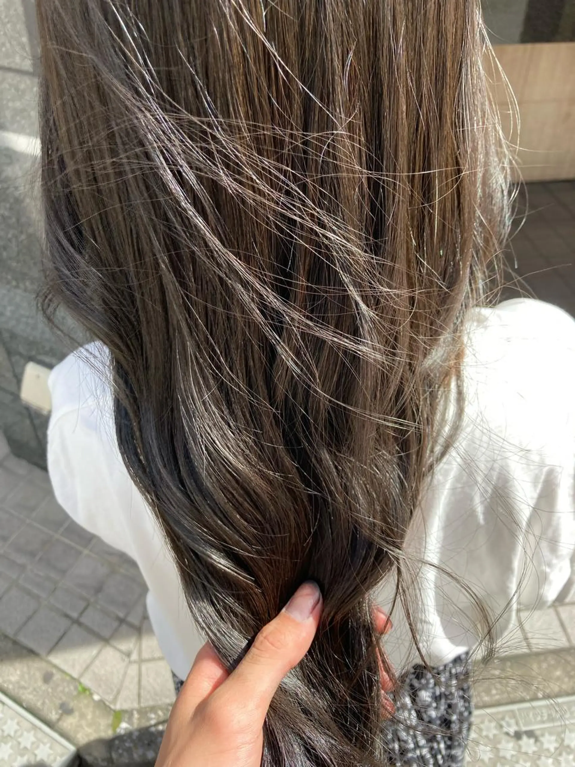 ロング 💍大人デザイン /ハイトーン♡リクトのヘアスタイル