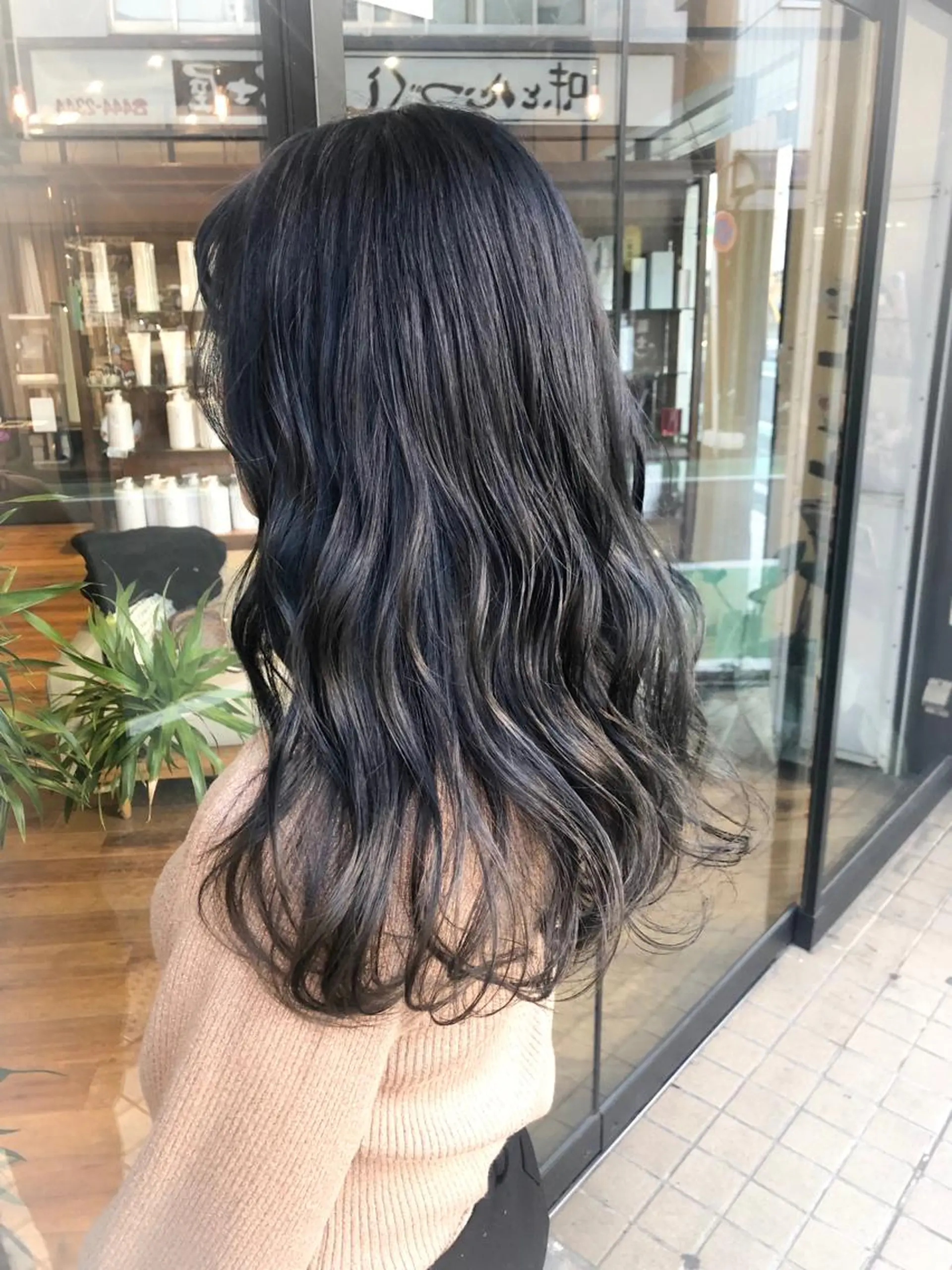 ロング カラー ヘアカラー あらい なつみのヘアスタイル