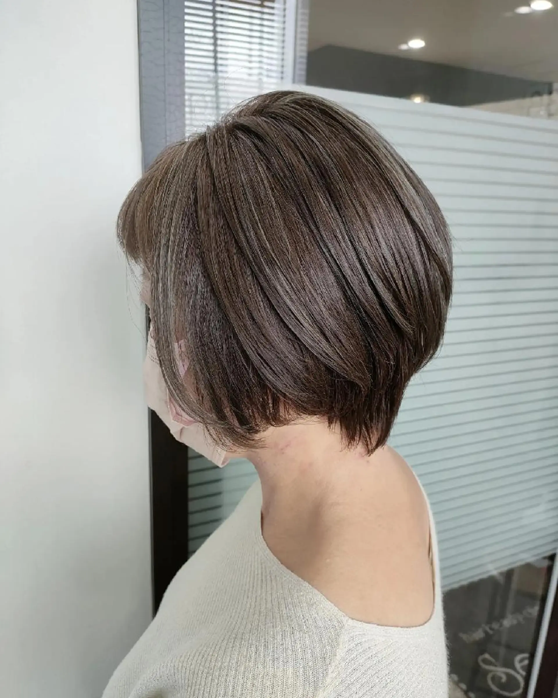 ショート カラー ハイライトカラー ハイライト カット ヘアカラー sepiage trois所属・酒井 亜希のヘアスタイル