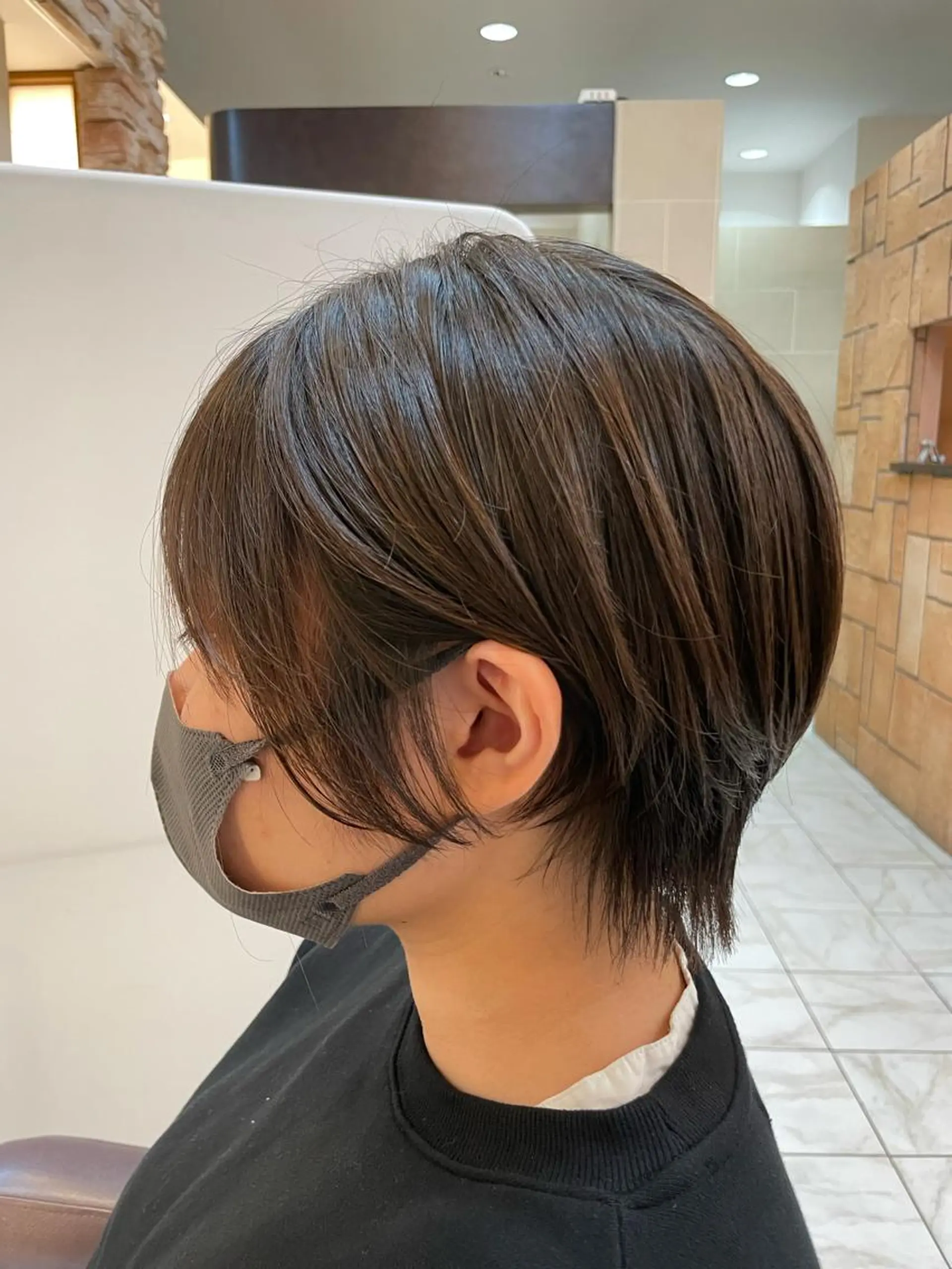 ショート 新籾 尚哉のヘアスタイル