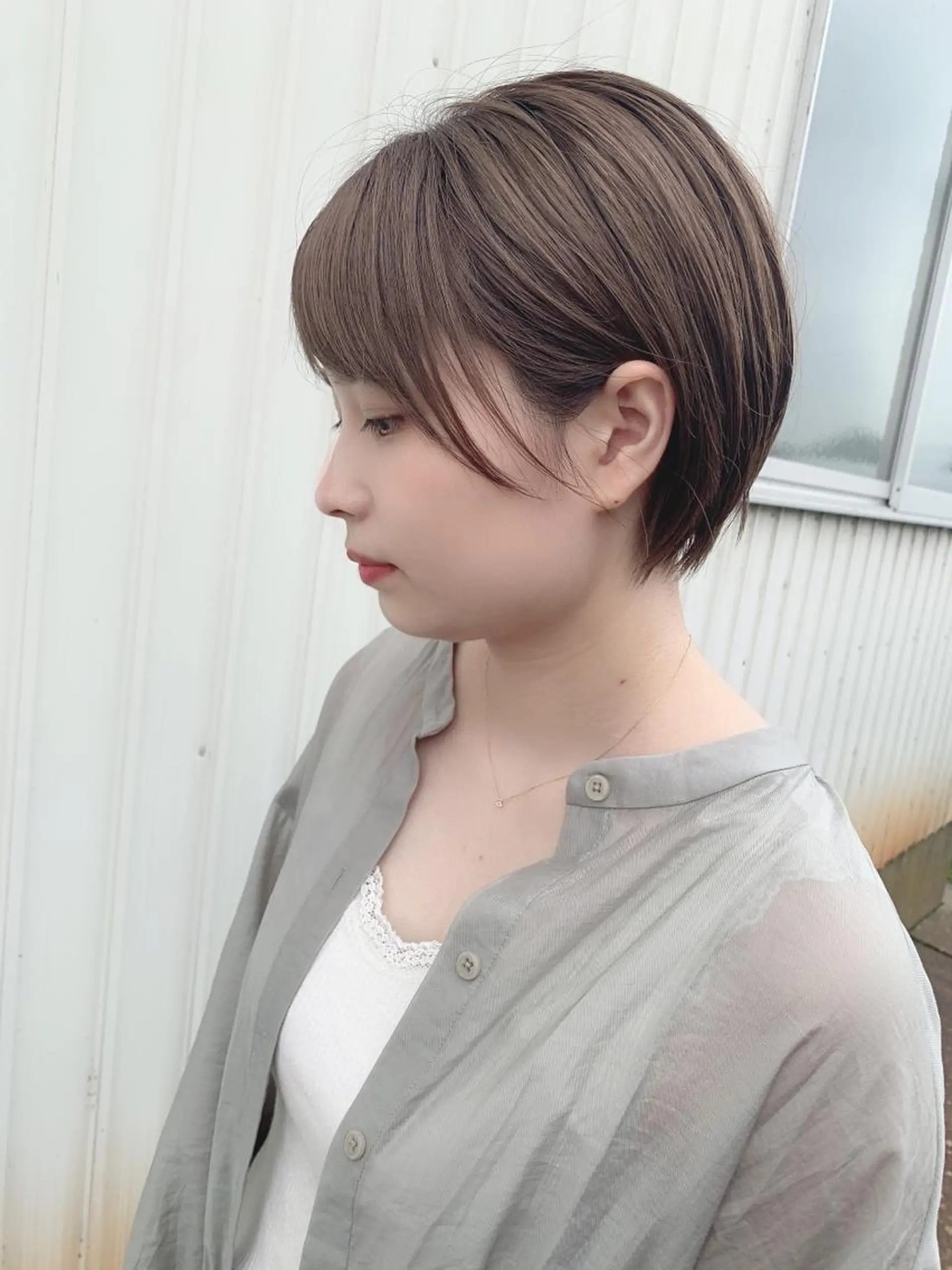 ショート 丸みショート ショートヘア カット ヘアカラー radol(ラドル)所属・見原   一秀のヘアスタイル