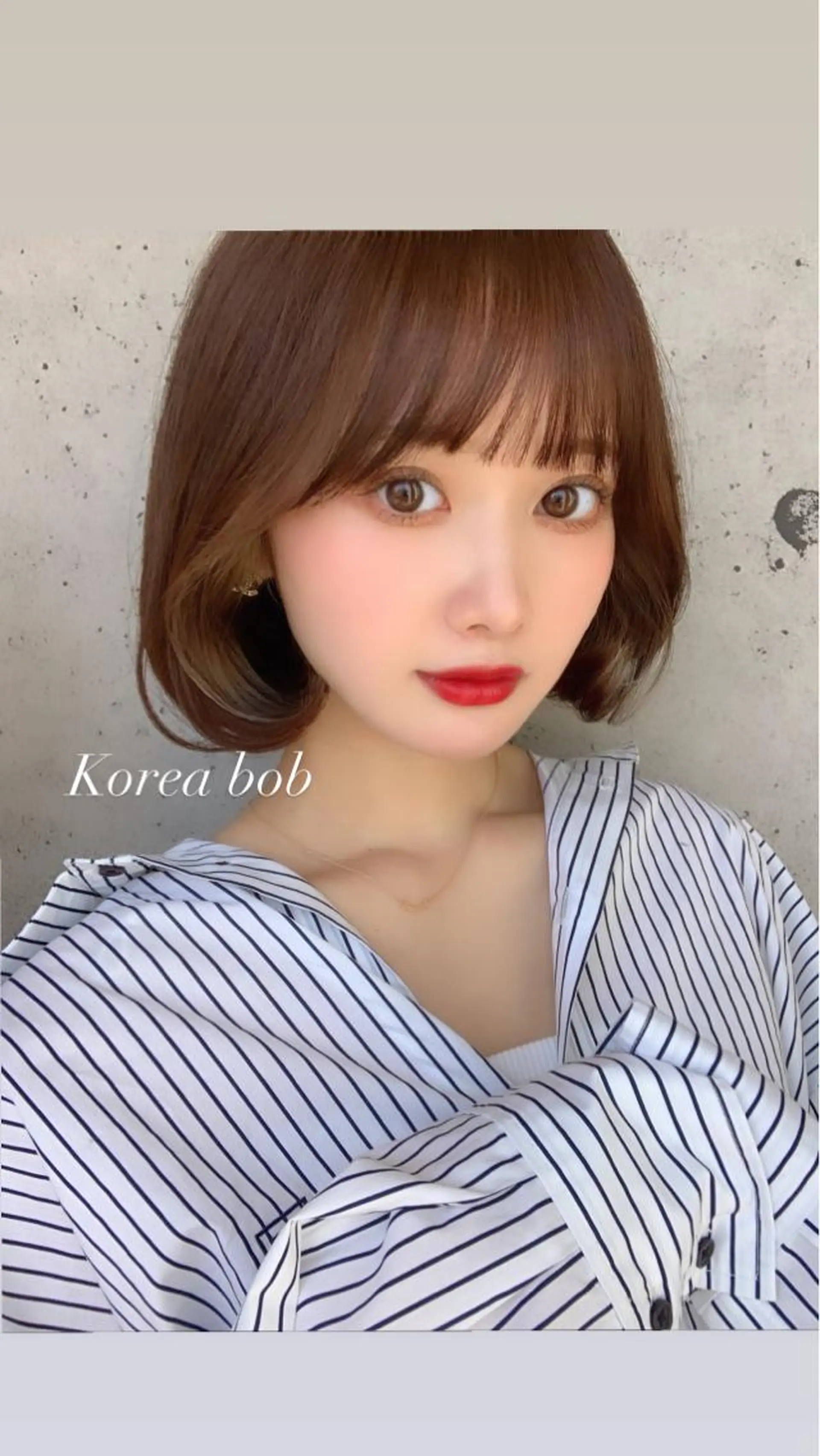 ミディアム カラー パーマ ヘアアレンジ イルミナカラー くびれヘア 顔周りカット 髪質改善 韓国風ヘア 日本一の小顔カット/ ボブ/顔周り/韓国のヘアスタイル