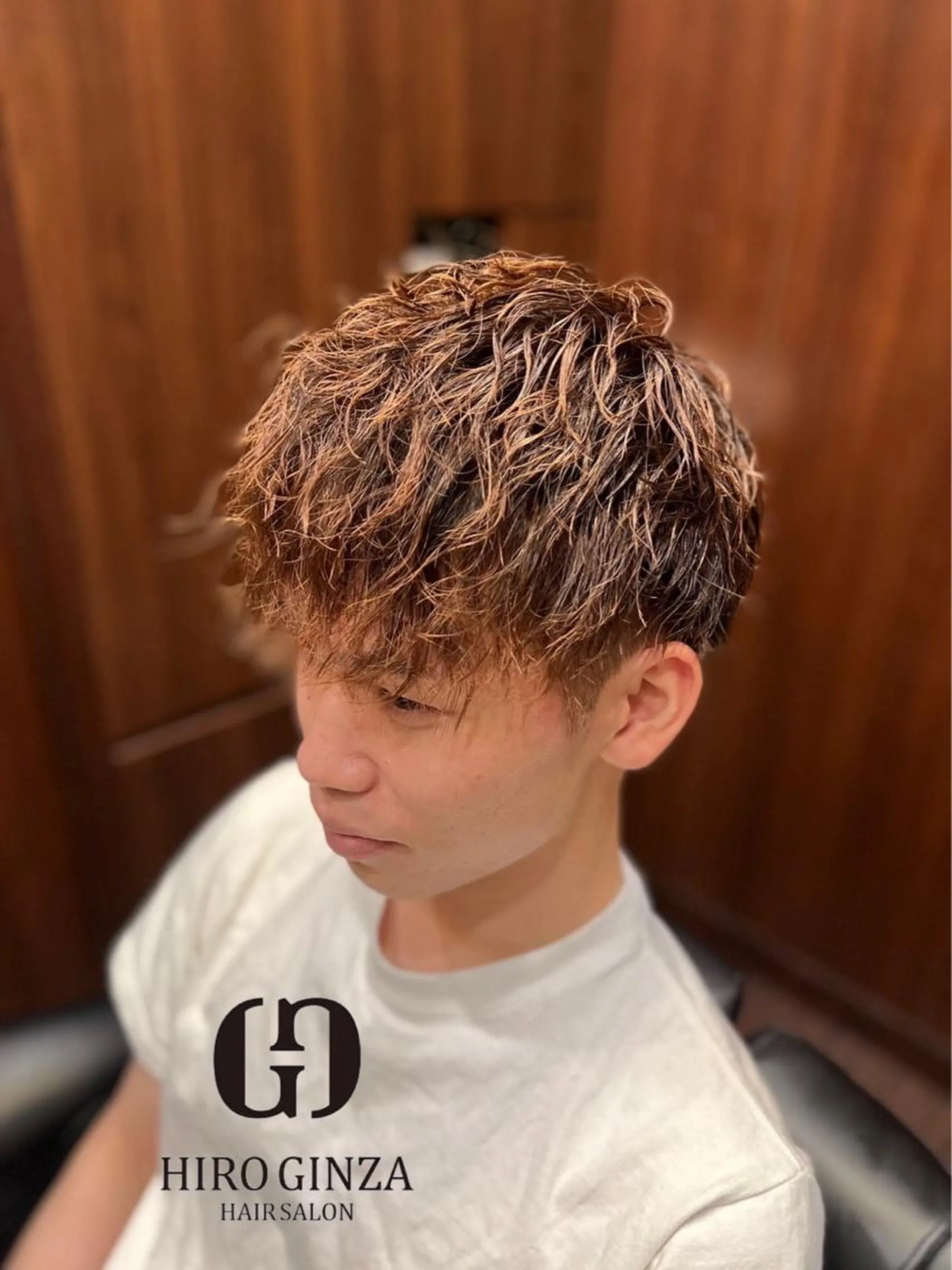 パーマ メンズ ヒロ銀座ヘアーサロン池袋 サンシャイン通り店所属・カットモデル 募集/松本大岐のヘアスタイル