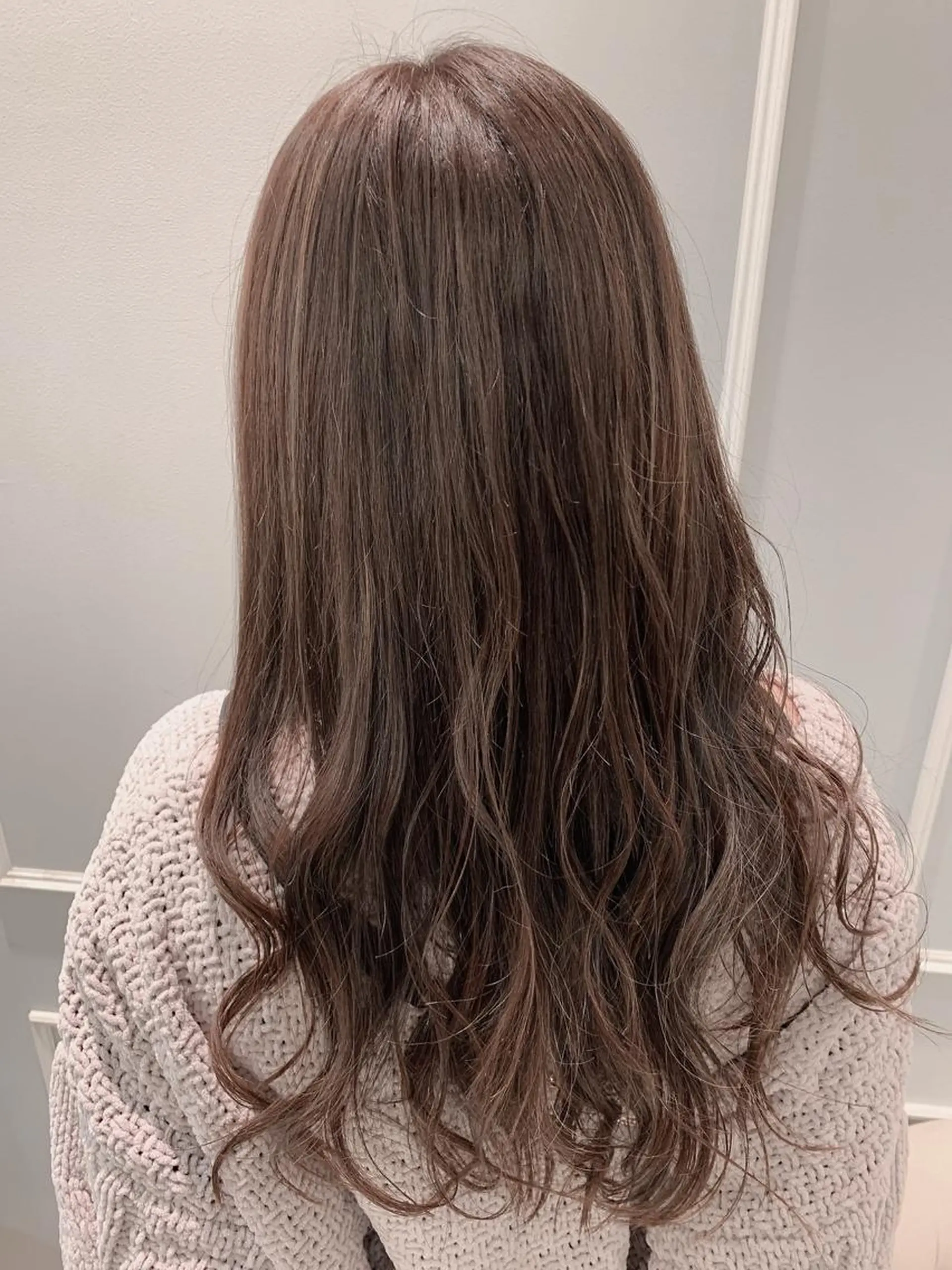 ロング カラー ブラウンカラー ハイライトカラー ハイライト ヘアカラー トリートメント 🦖鶴岡香純🦖 産休中のヘアスタイル