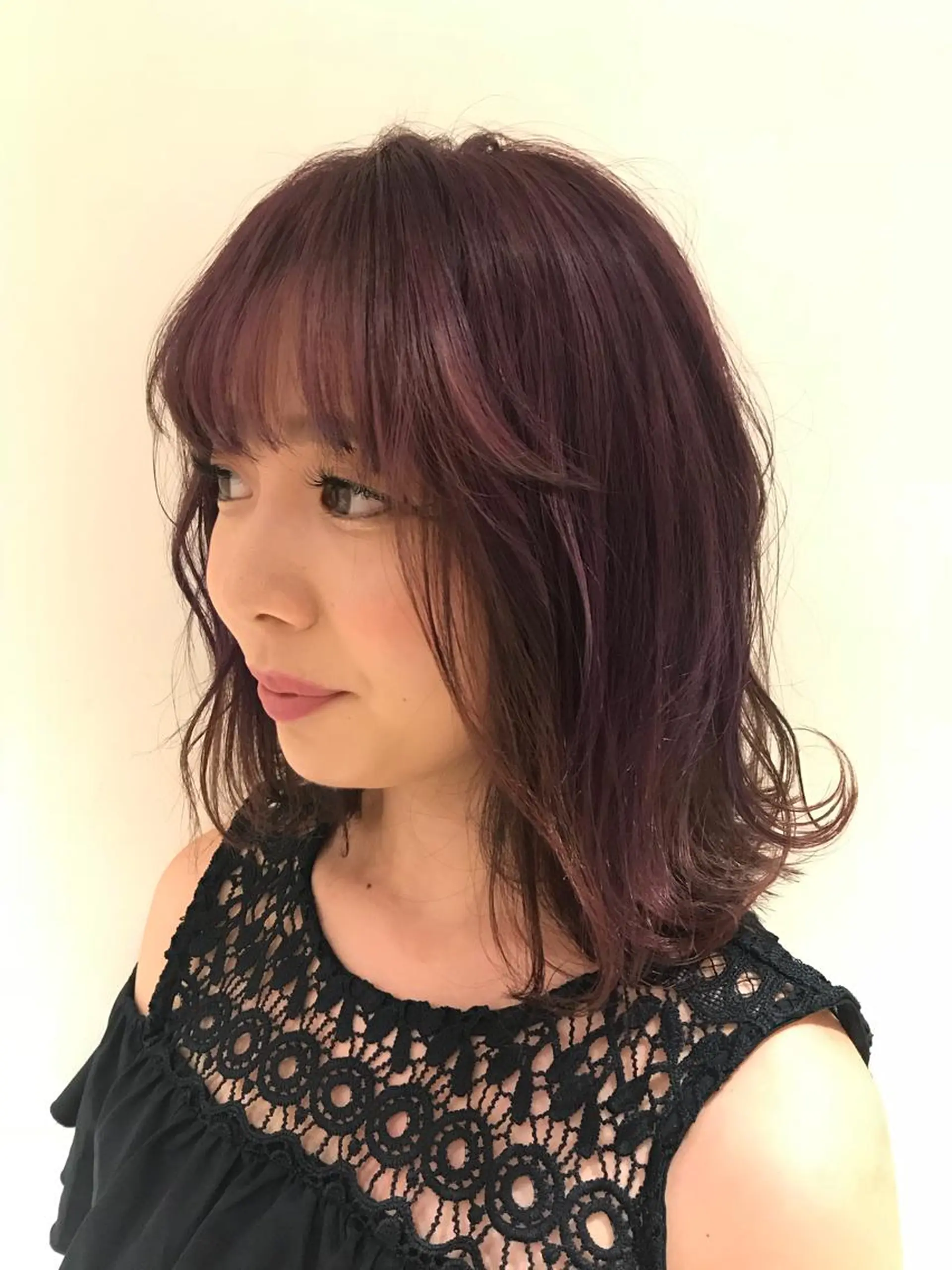 ミディアム カラー ラベンダーカラー 清水　ちひろ ✄トップスタイリストのヘアスタイル