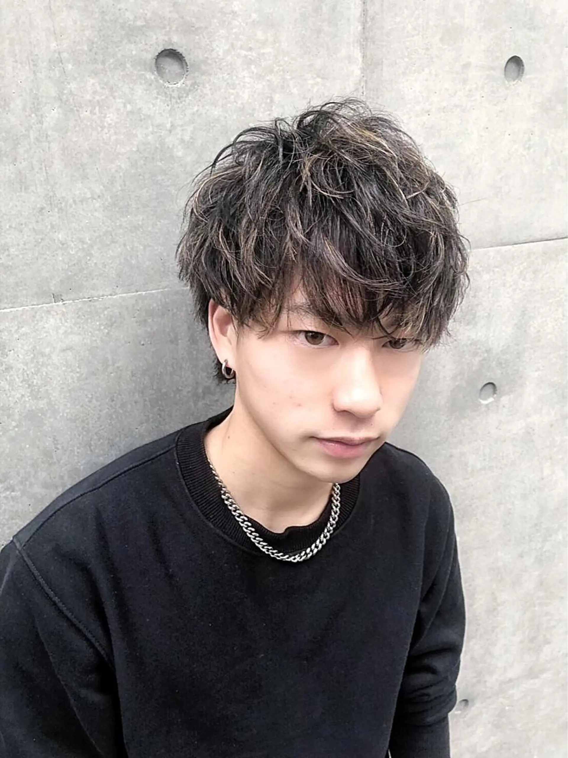 メンズ メンズハイライト ショート/ボブ /綾華のヘアスタイル