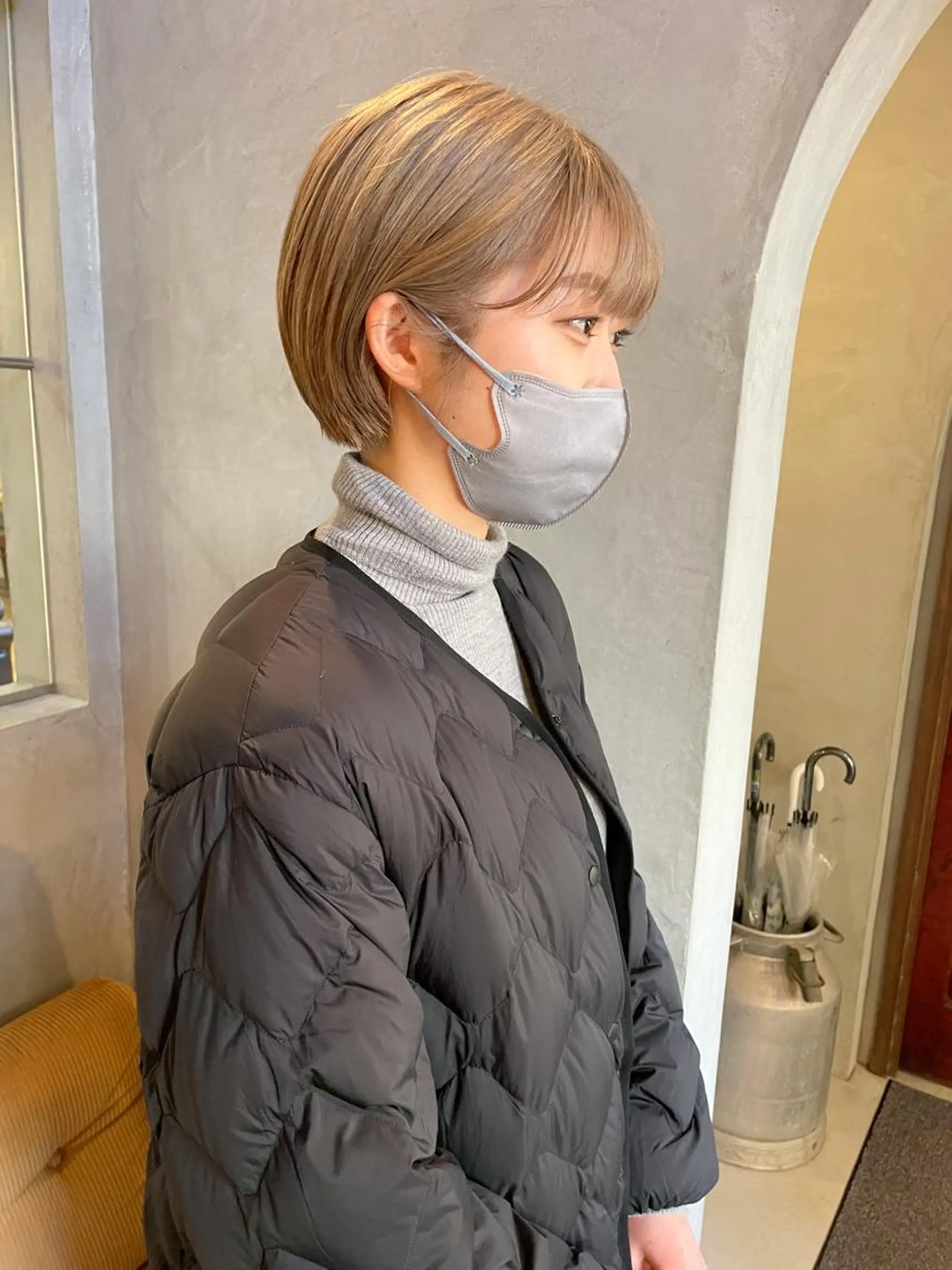 ショート カラー Musee plume所属・荻野七菜子 ボブのヘアスタイル