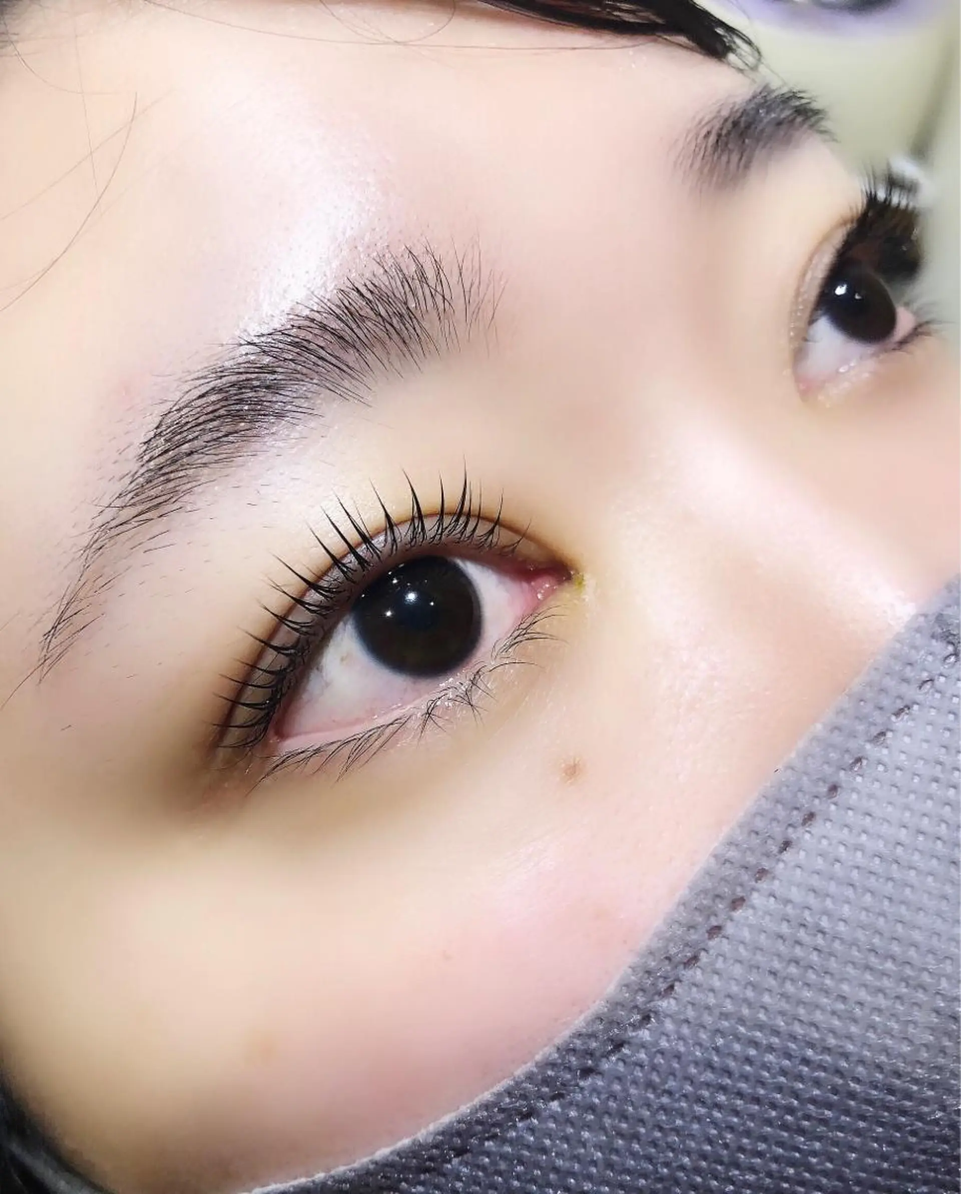 マツエク・マツパ パリジェンヌラッシュリフト 一重×まつ毛パーマ Hair&Make Nahoのマツエク・マツパデザイン