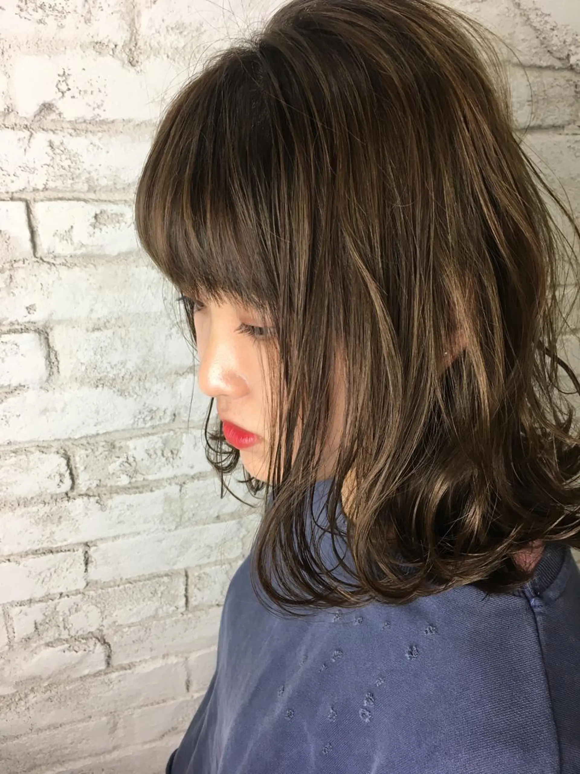 ミディアム カラー boutique misakiのヘアスタイル