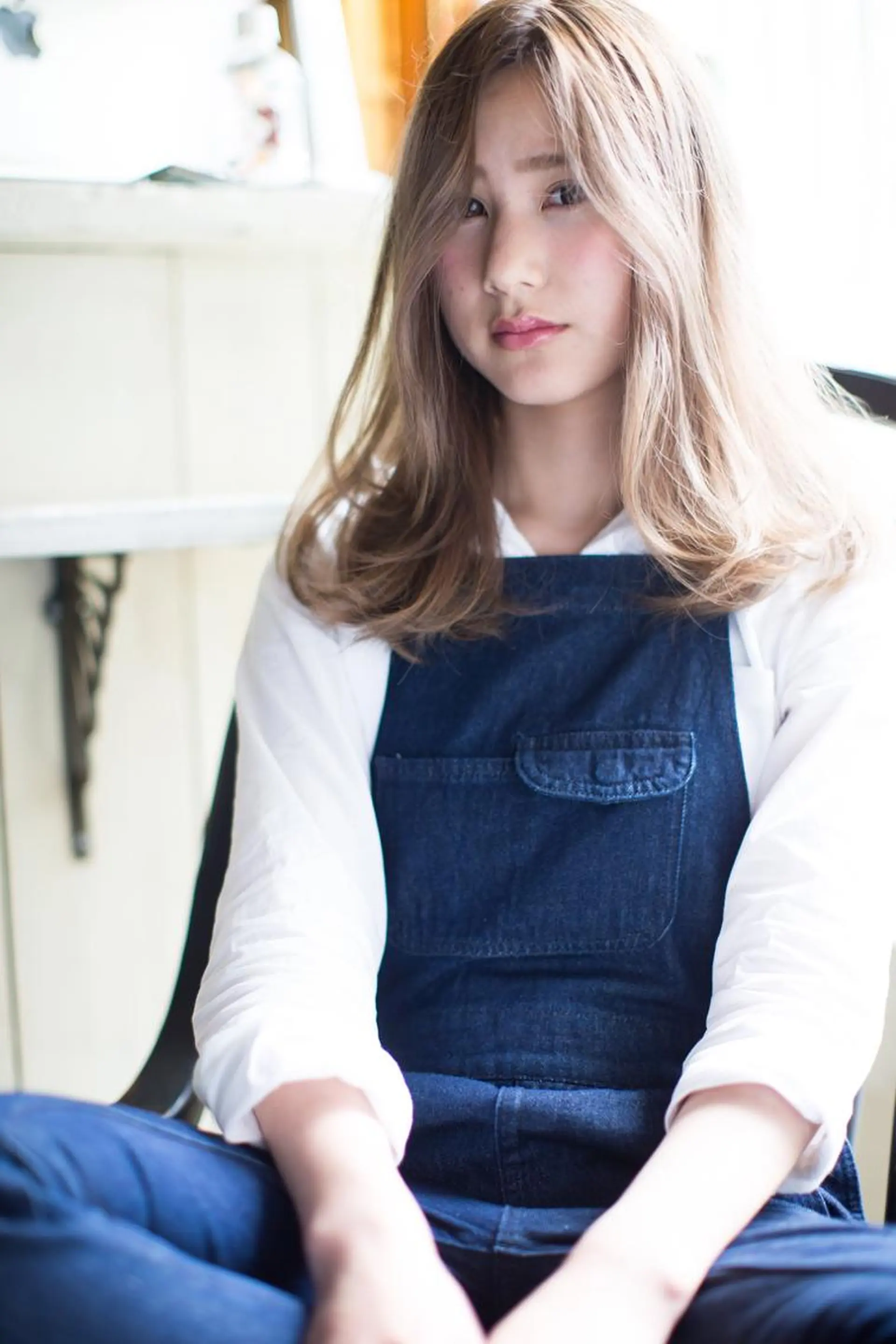 ロング ヘアカラー HairMake Billowのヘアスタイル