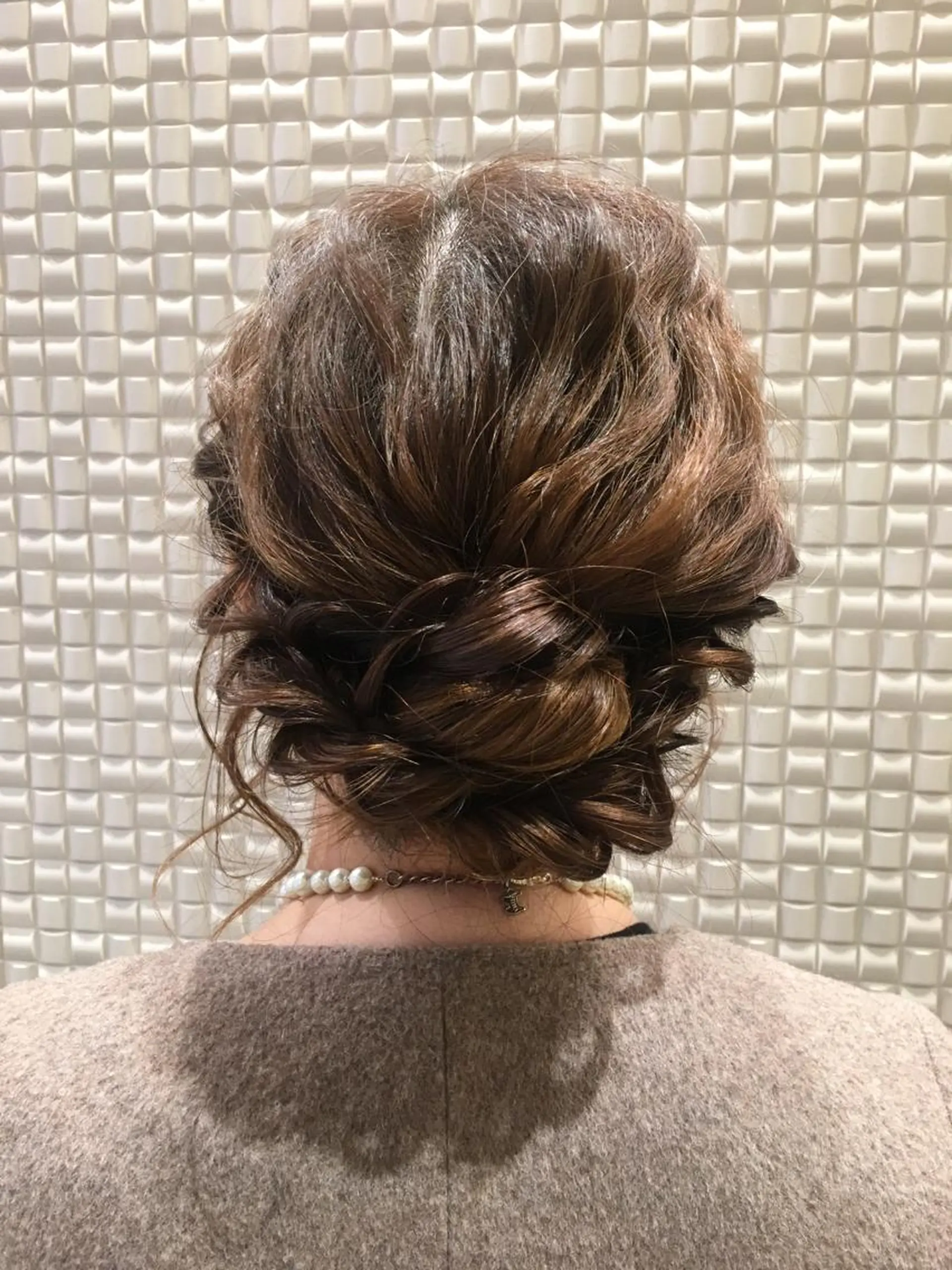 ミディアム ヘアアレンジ 結婚式・ブライダル scene.池袋所属・scene. haraのヘアスタイル