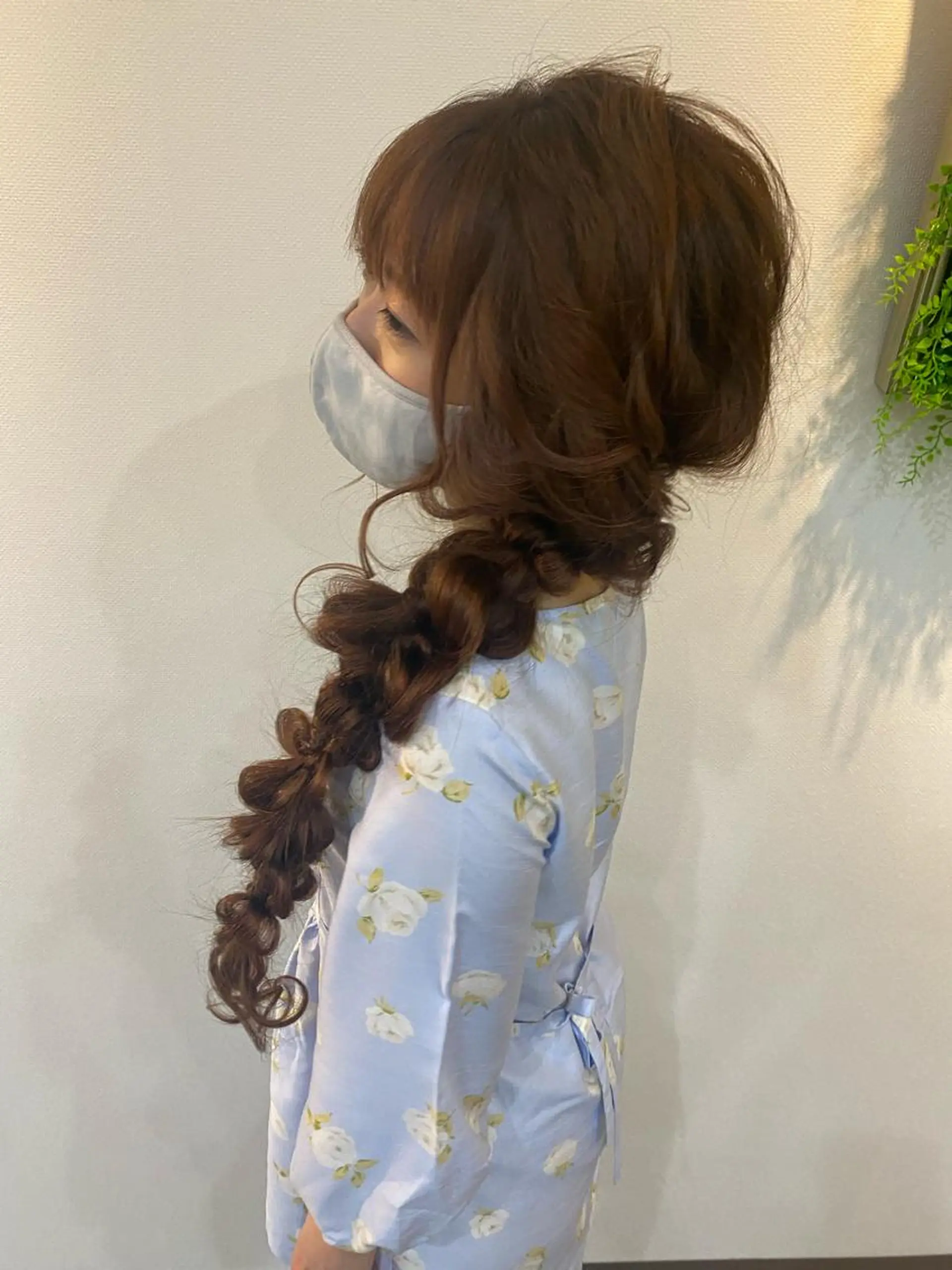 ロング ヘアアレンジ ブリーチなしベージュ /ヘアセット/ミユのヘアスタイル