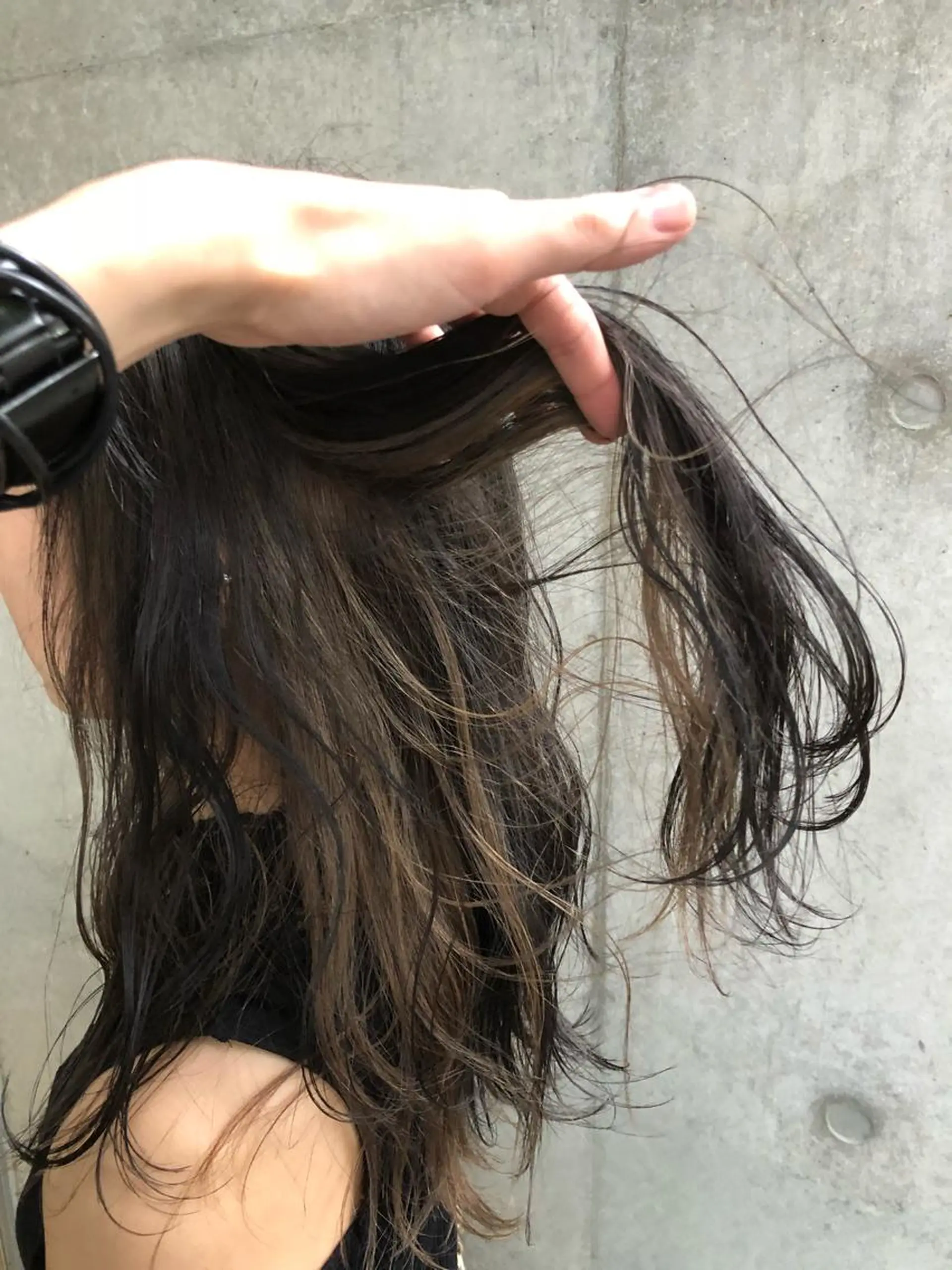 ロング ヘアカラー 森本裕/オーナー/ スパイラルパーマのヘアスタイル