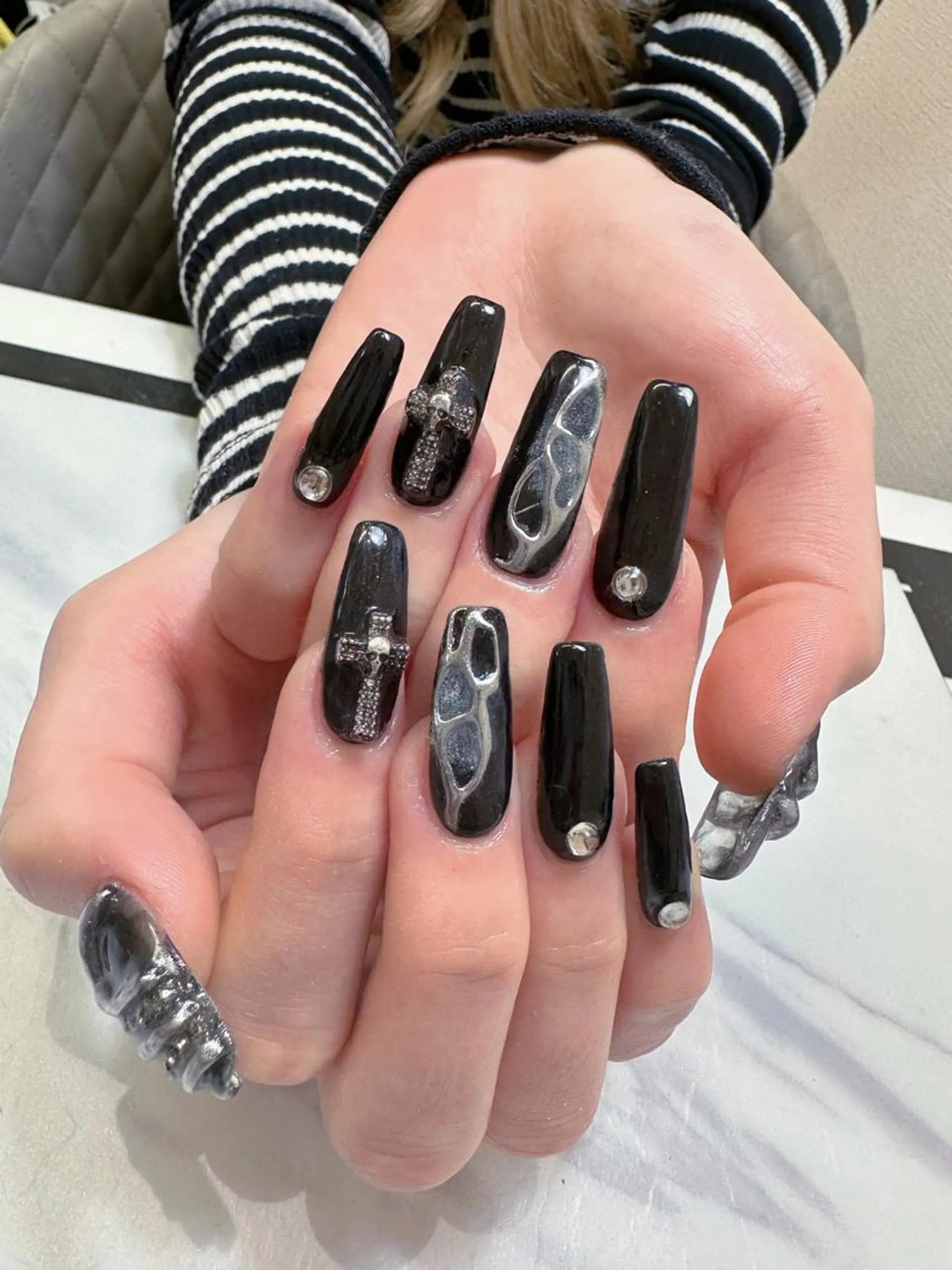 ネイル 持ち込み ハンドネイル ハンドケア Diamond ✨のネイルデザイン