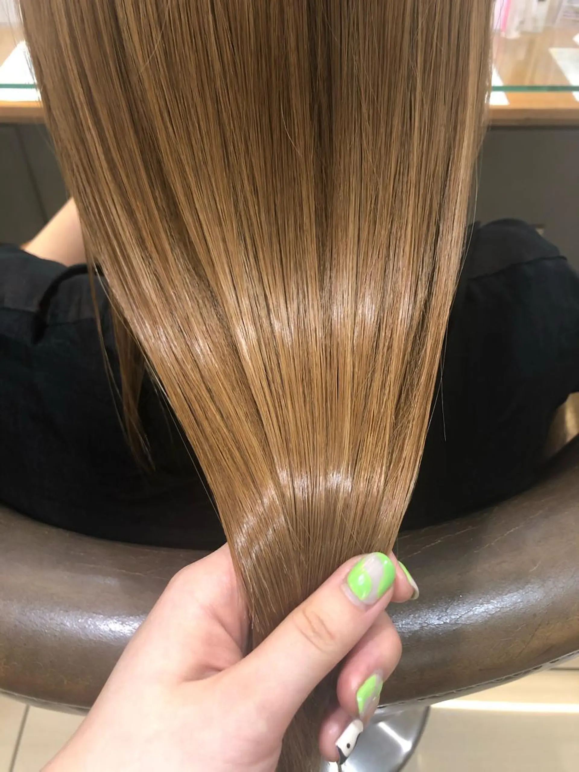 ロング パーマ 髪質改善 トリートメント 酸熱トリートメント ボブ ブリーチ/miinaのヘアスタイル