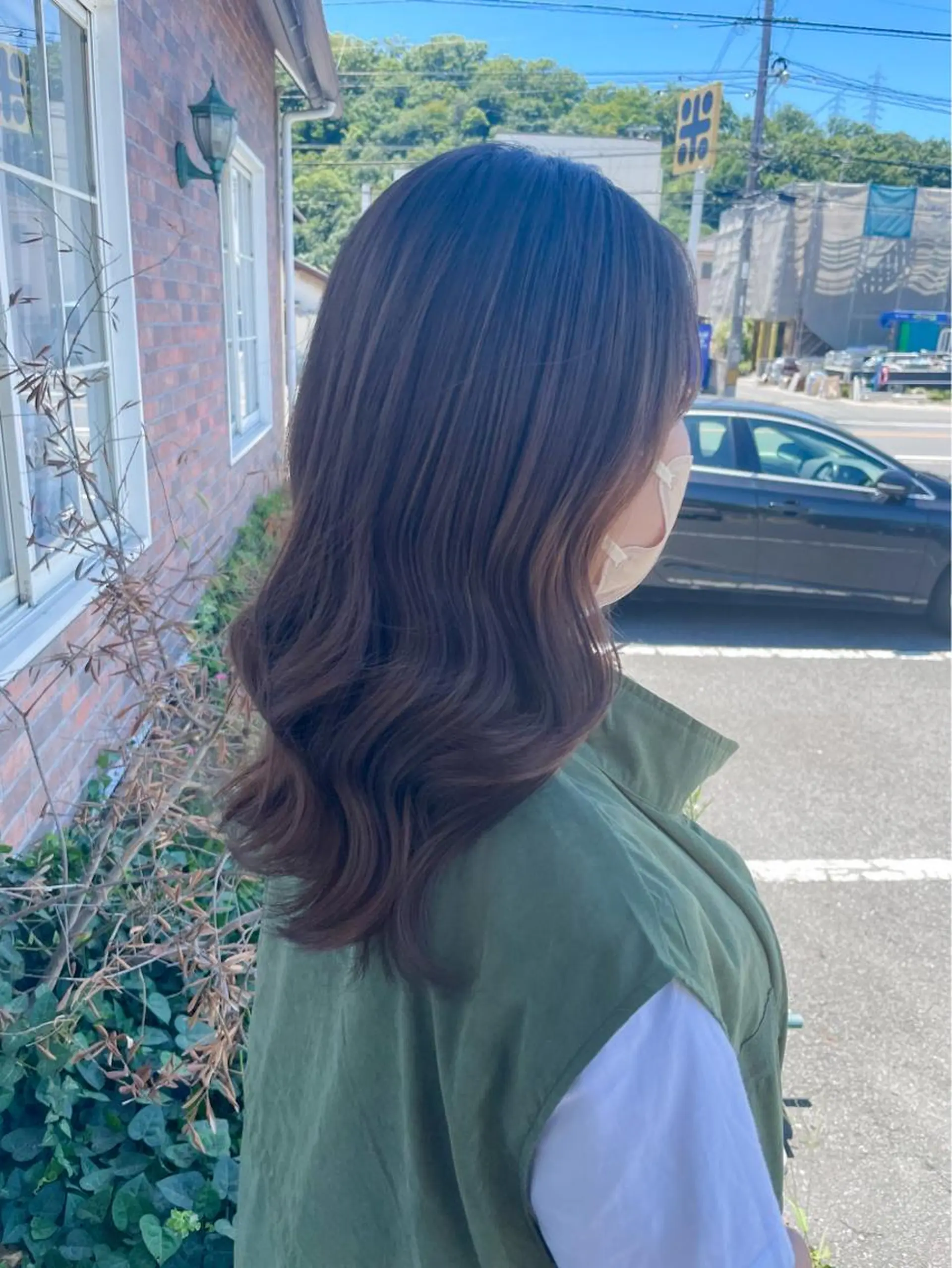セミロング カラー Mintleaf 💛MAYUKOのヘアスタイル