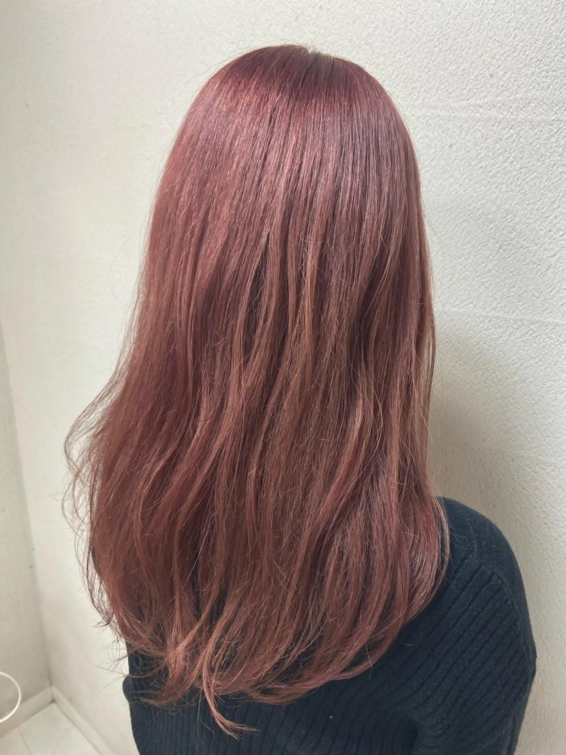 ロング カラー ブリーチ ピンクカラー ヘアカラー トリートメント 菊地 美憂のヘアスタイル