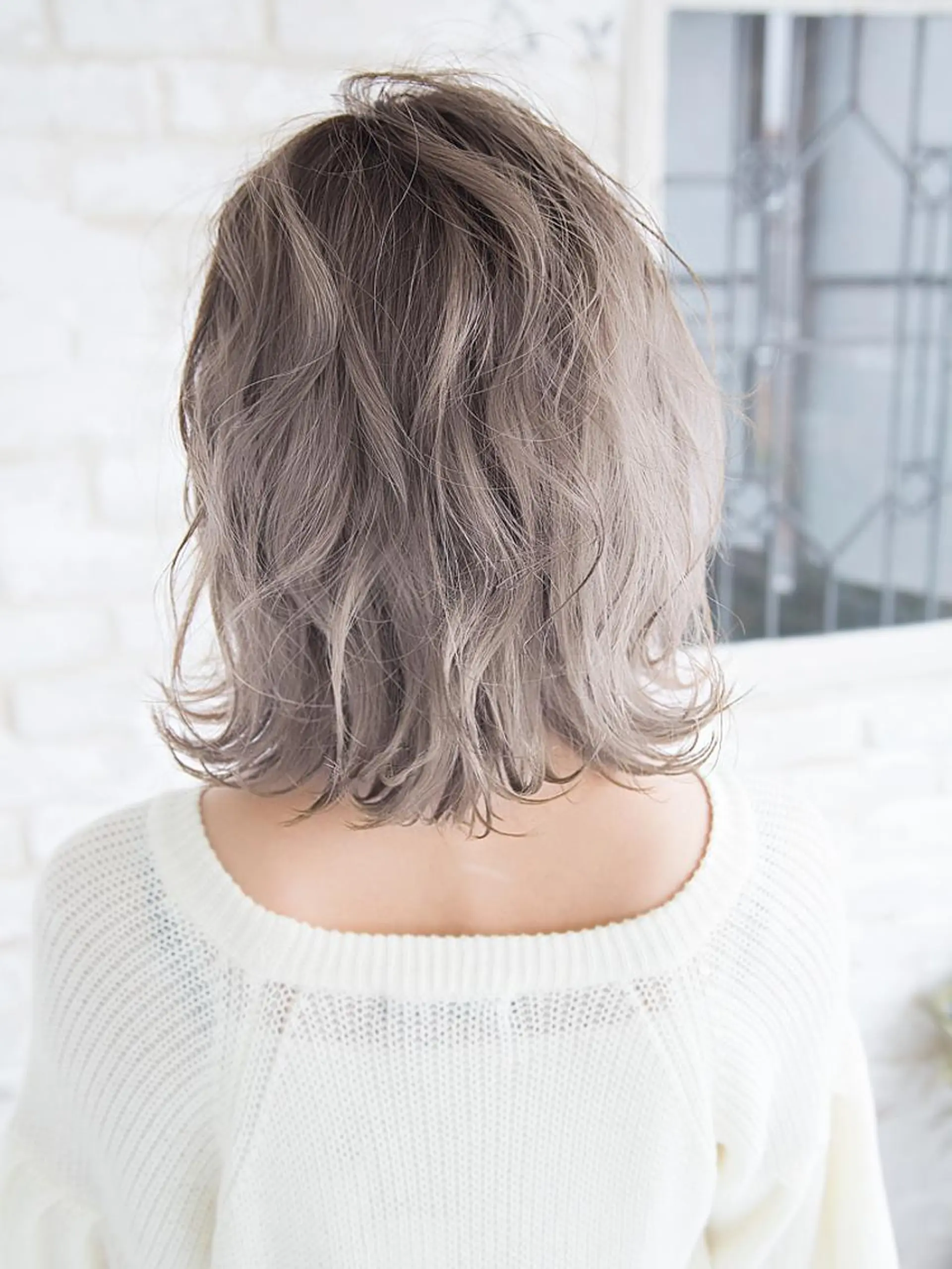 ミディアム カラー パーマ amie 錦糸町のヘアスタイル