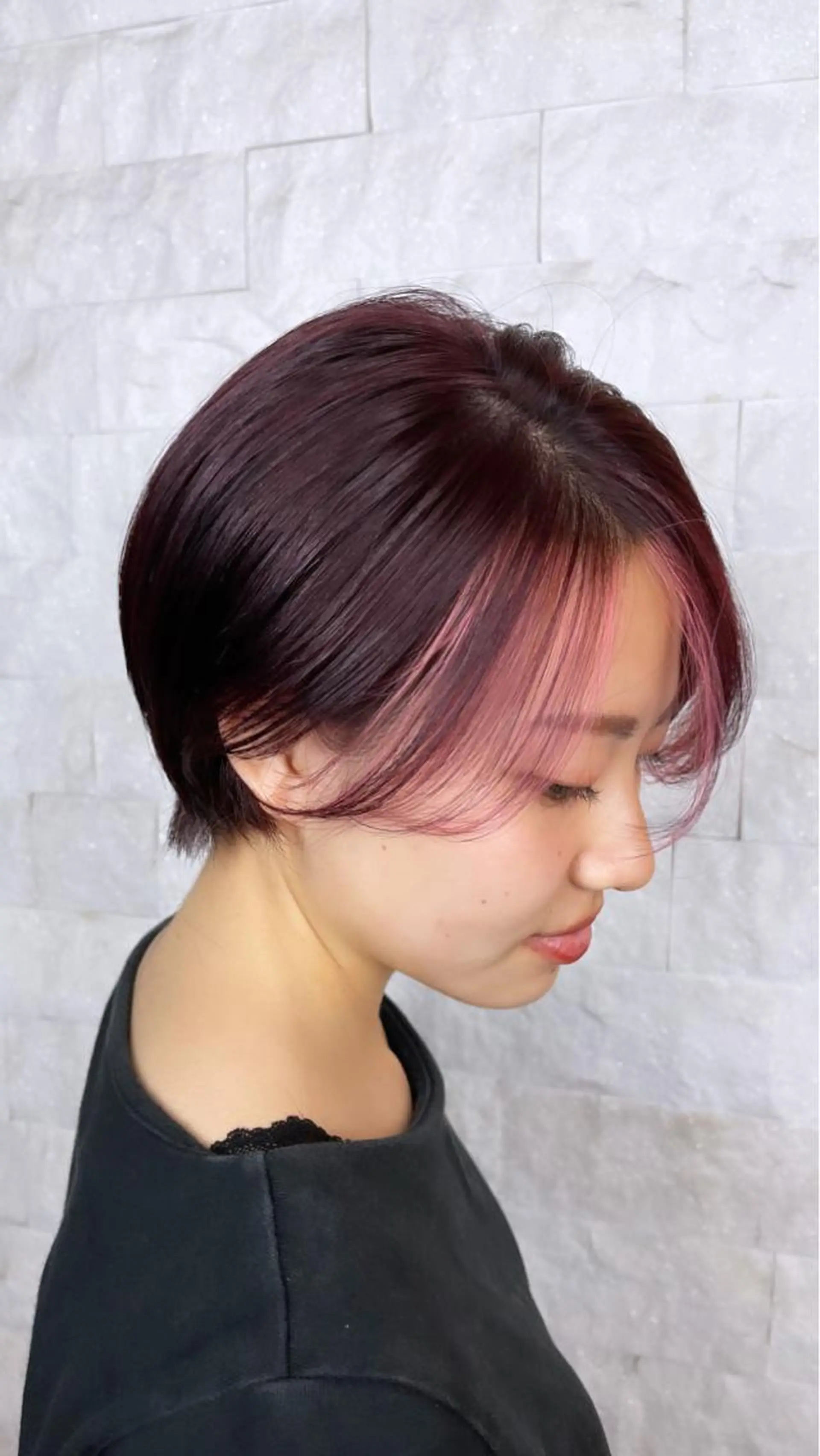 ショート カット ヘアカラー 圧倒的美髪ストレート ツダケイタロウのヘアスタイル