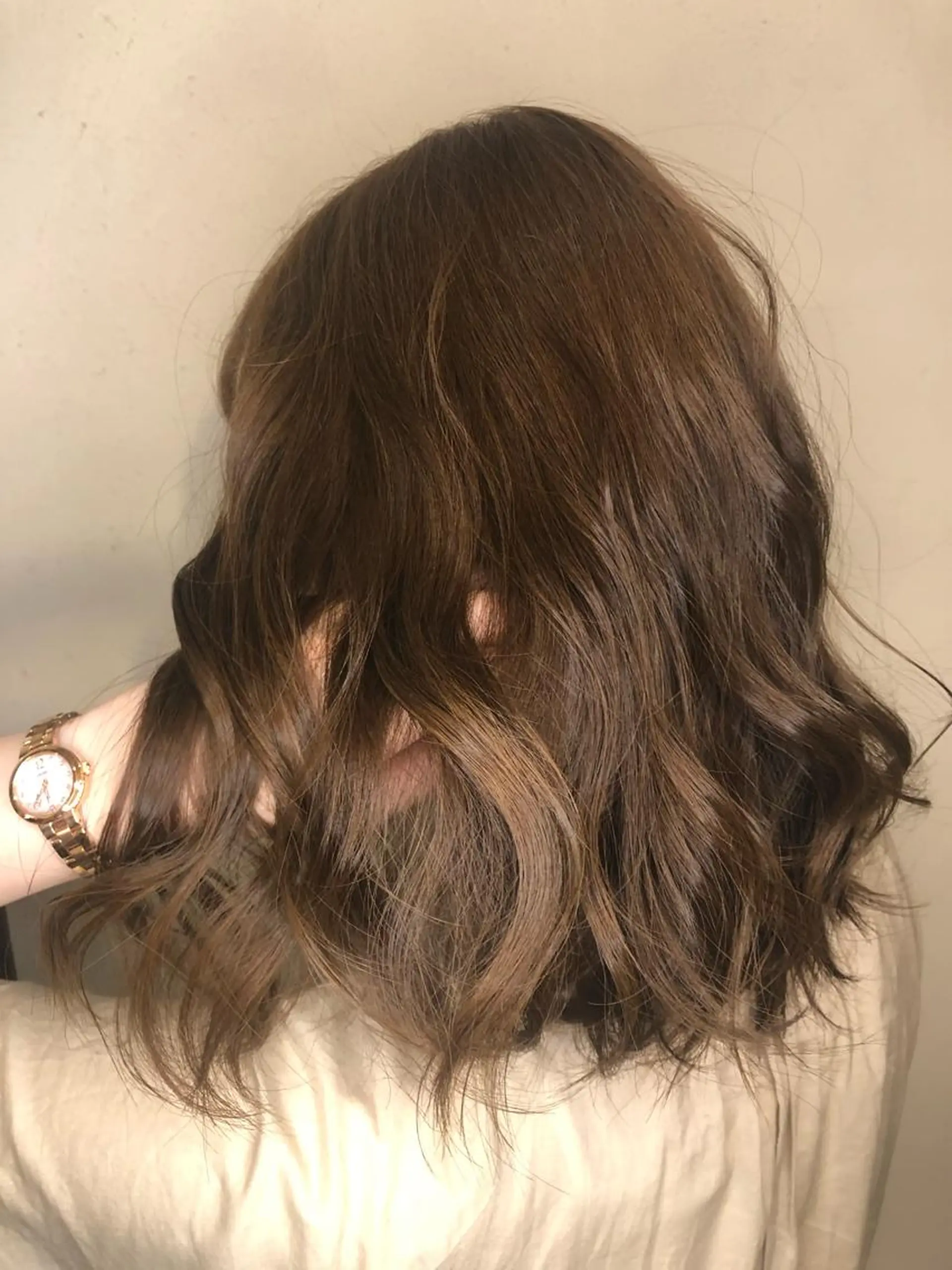 ミディアム カラー ヘアアレンジ 刀根 亮馬のヘアスタイル