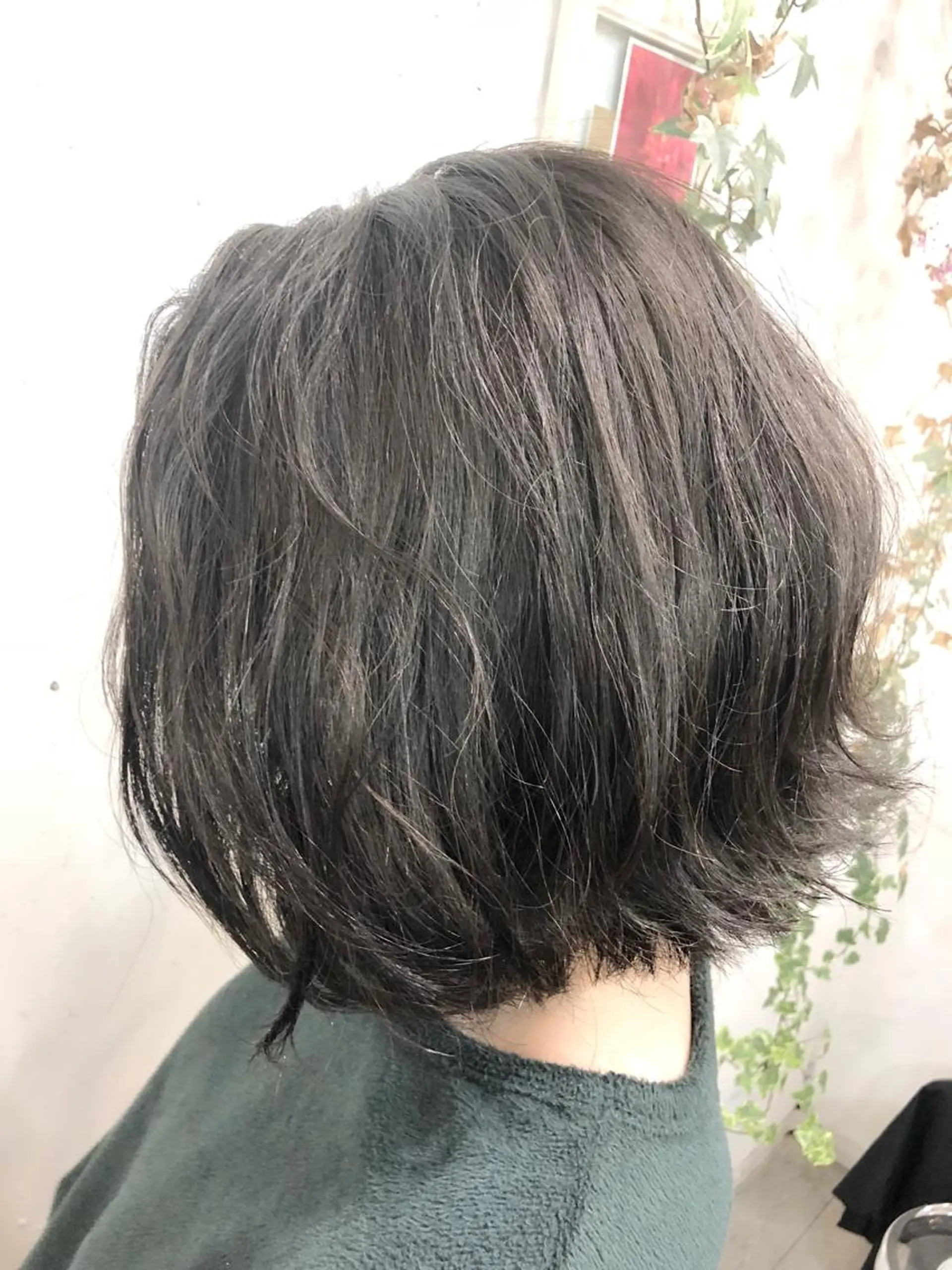 ミディアム カラー ブリーチ 透明感カラー グレージュ ハイライトカラー バイオレットカラー ヘアカラー トリートメント ヘッドスパ グレージュ/髪質改善 Yamato.hのヘアスタイル