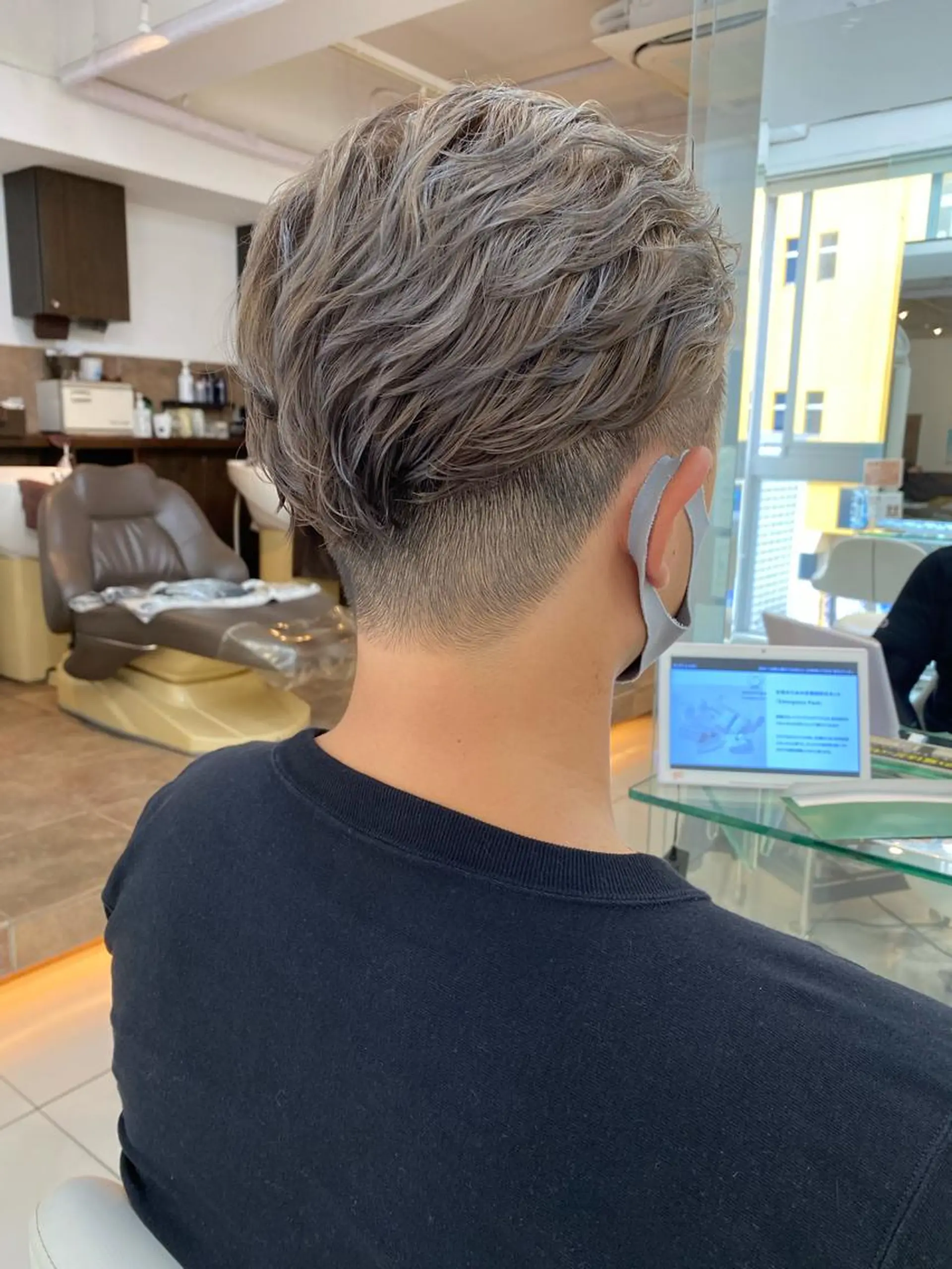 ショート カラー メンズ アレンジ＆ショート 💙YUKINOのヘアスタイル