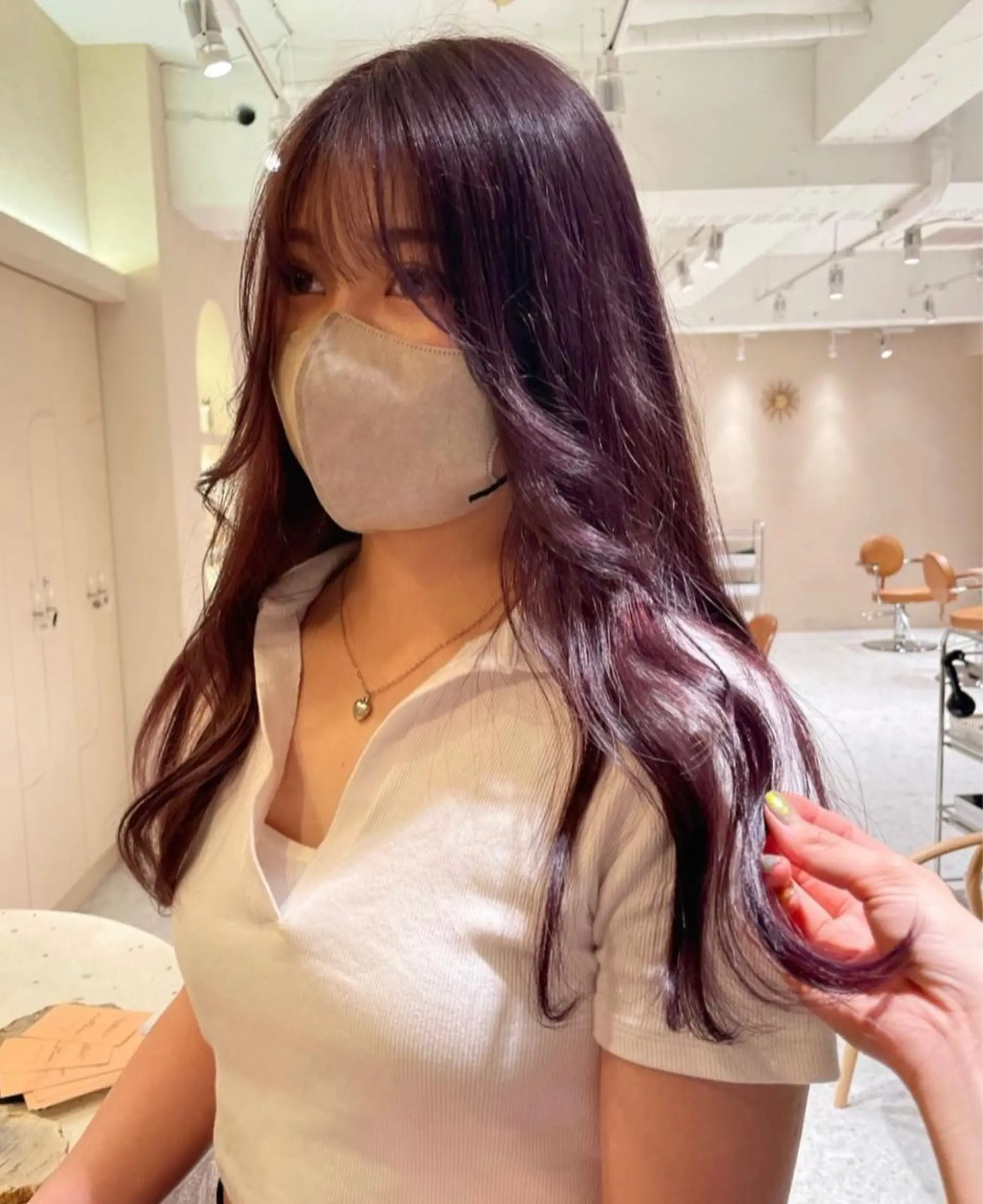 カラー ラベンダーカラー RiRiko /表参道のヘアスタイル