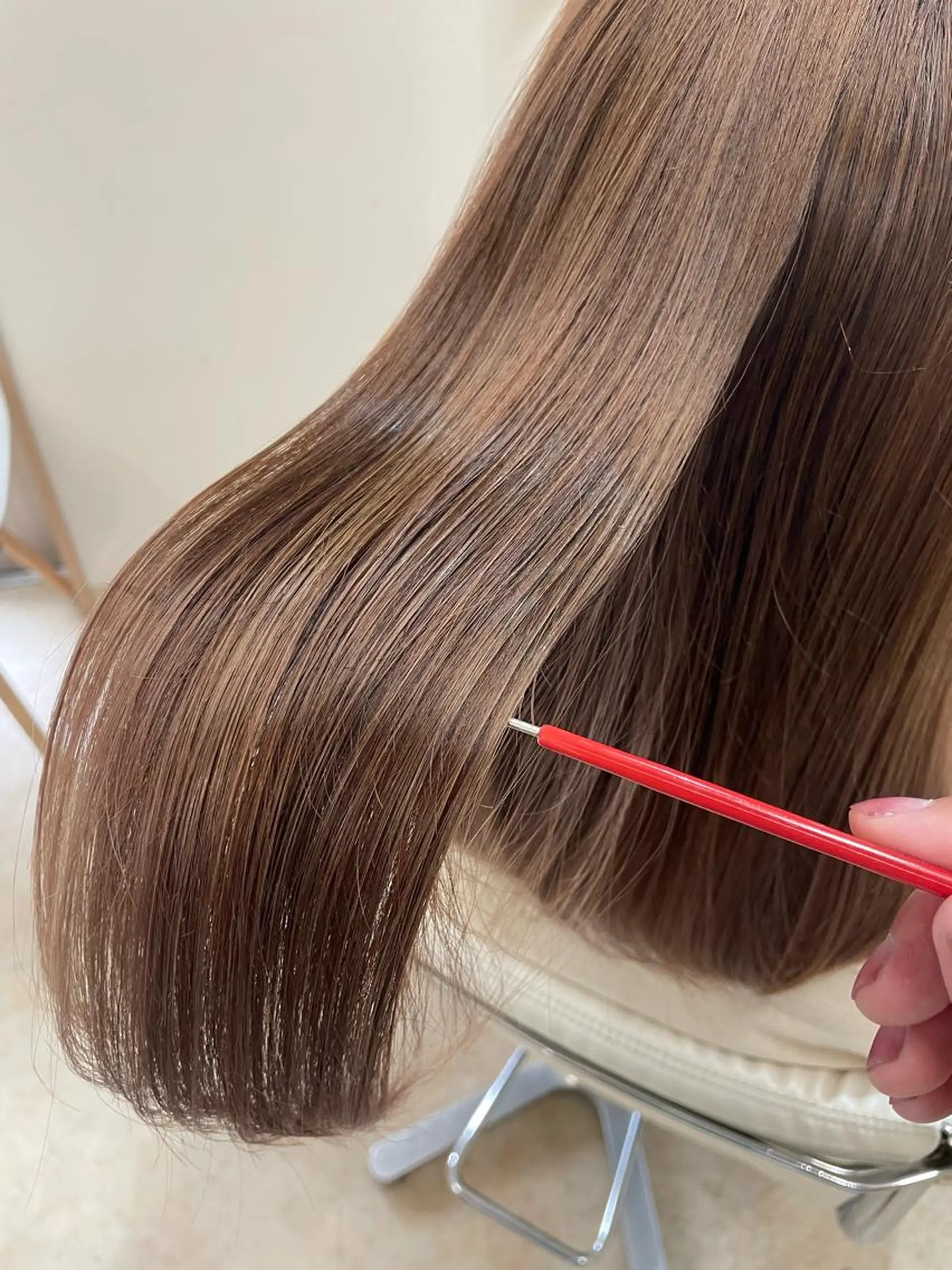 ロング カラー ケアブリーチ /髪質 改善/古橋圭史郎のヘアスタイル