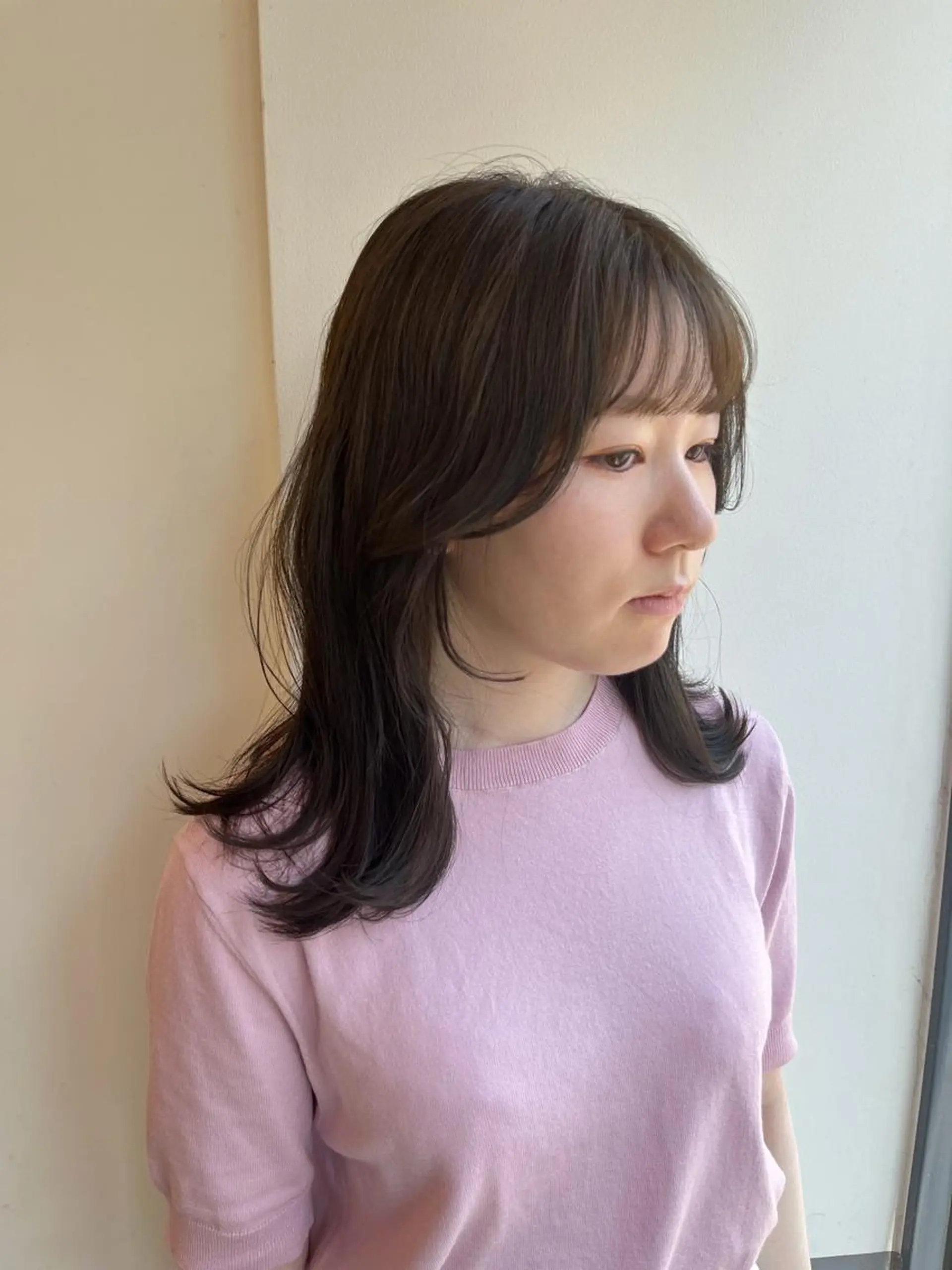 セミロング カラー カット ヘアカラー トリートメント 🌛ダブルカラー 🌜SAYAKAのヘアスタイル