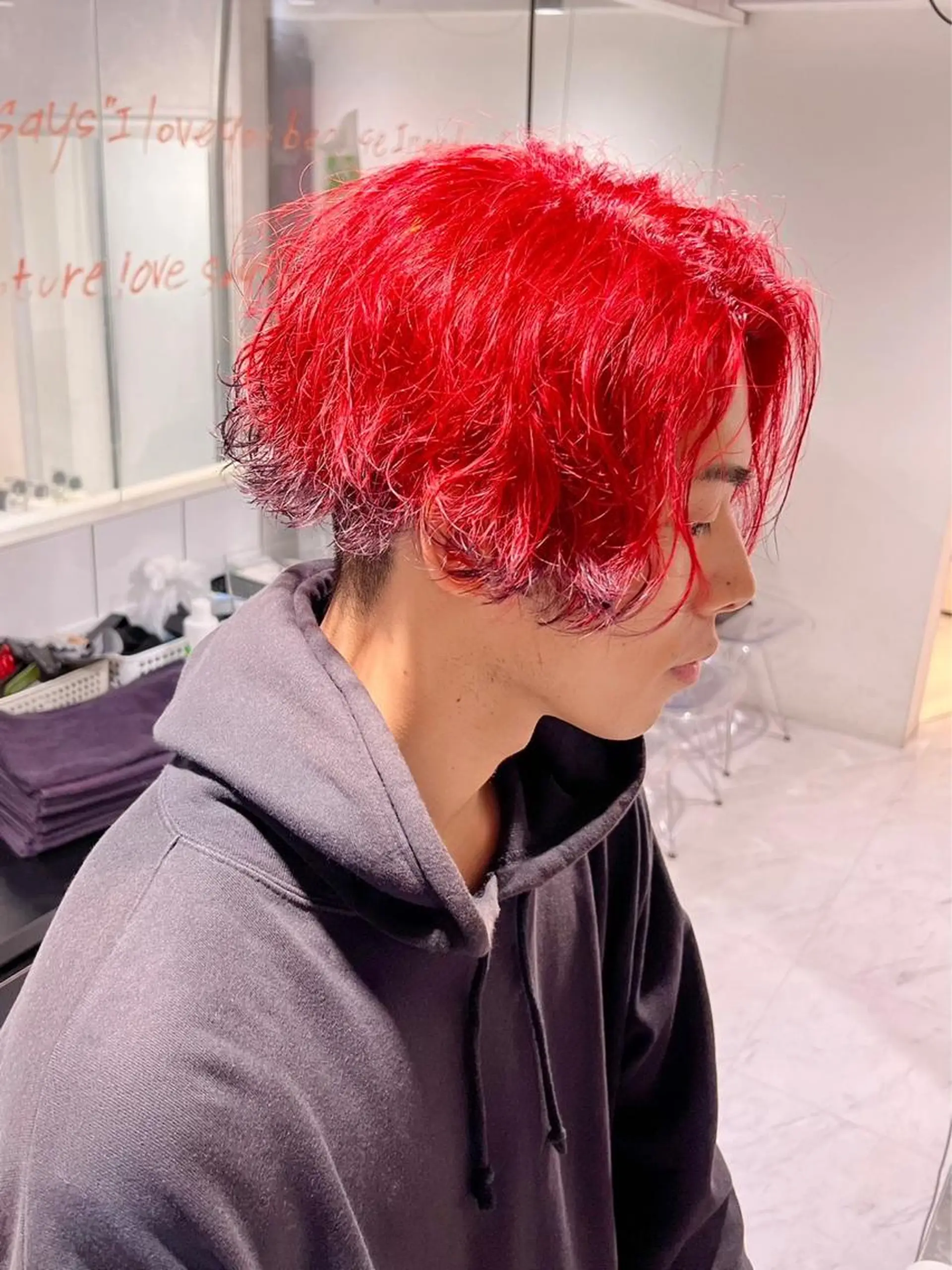 ショート カラー メンズ カット ヘアカラー 💎メンズ特化💎 tomokiのヘアスタイル