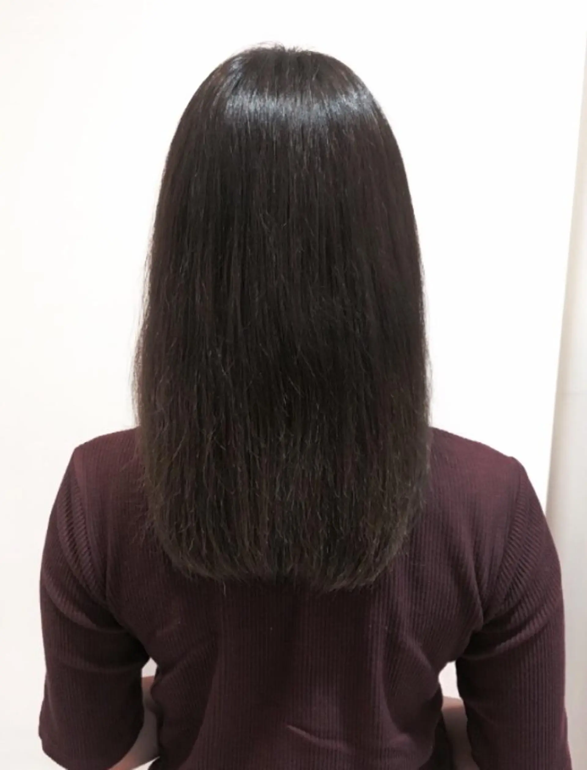 ミディアム カラー グラデーションカラー 縮毛矯正 農添 杏のヘアスタイル