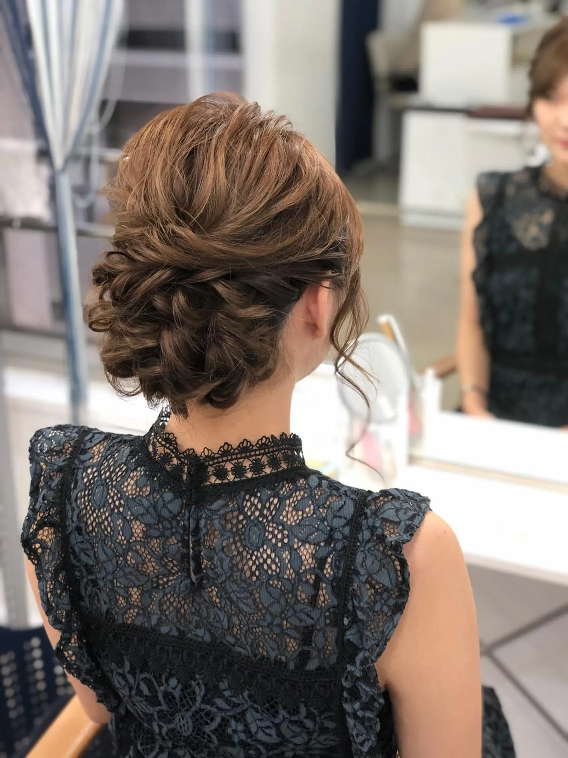 セミロング ヘアセット laera 佐藤のヘアスタイル