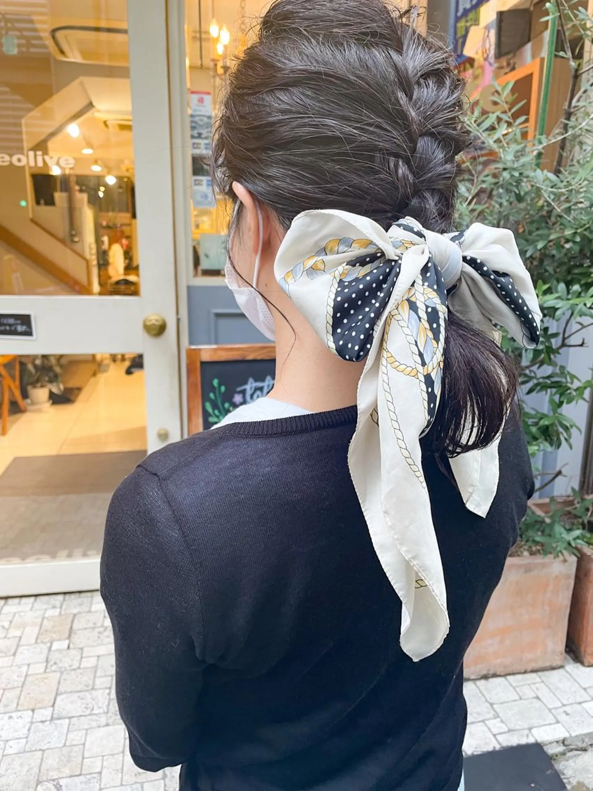 セミロング ボブ ブリーチ/miinaのヘアスタイル