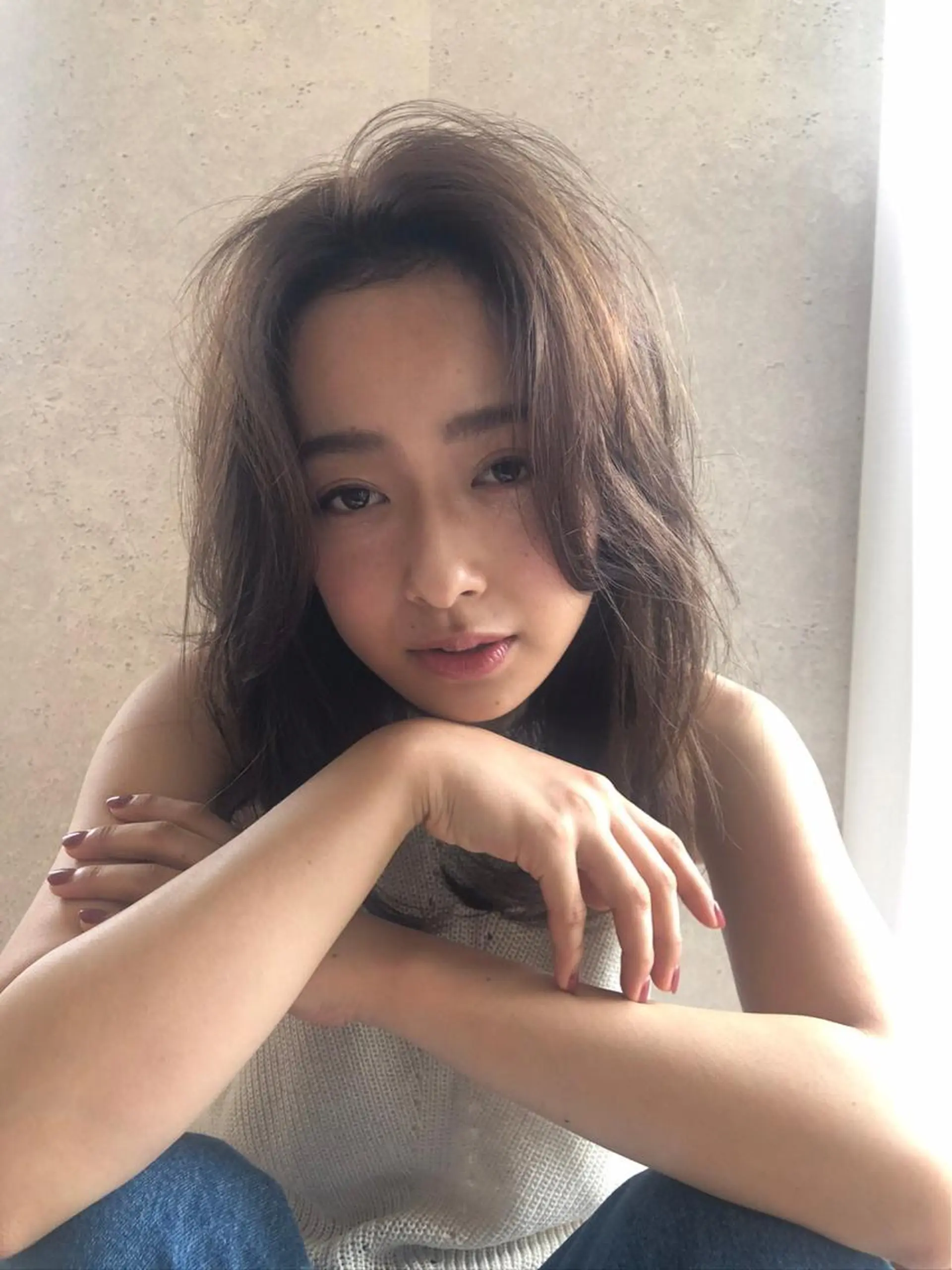 ミディアム カラー 髪質改善／艶髪特化 /柔らかさ/清水翔矢のヘアスタイル