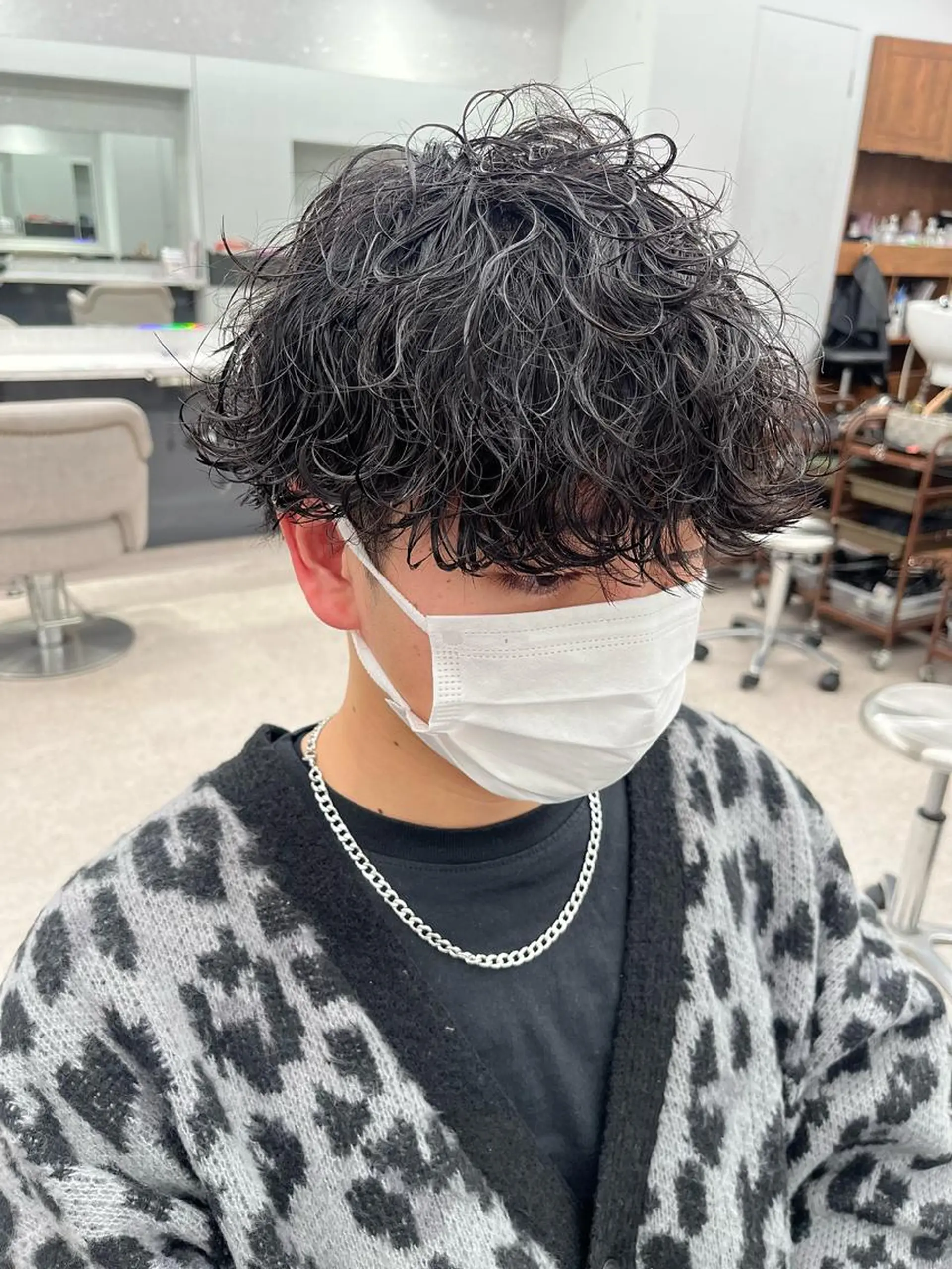 パーマ メンズ カット パーマ 🍐シャドウパーマ メンズ特化/守岡🍐のヘアスタイル