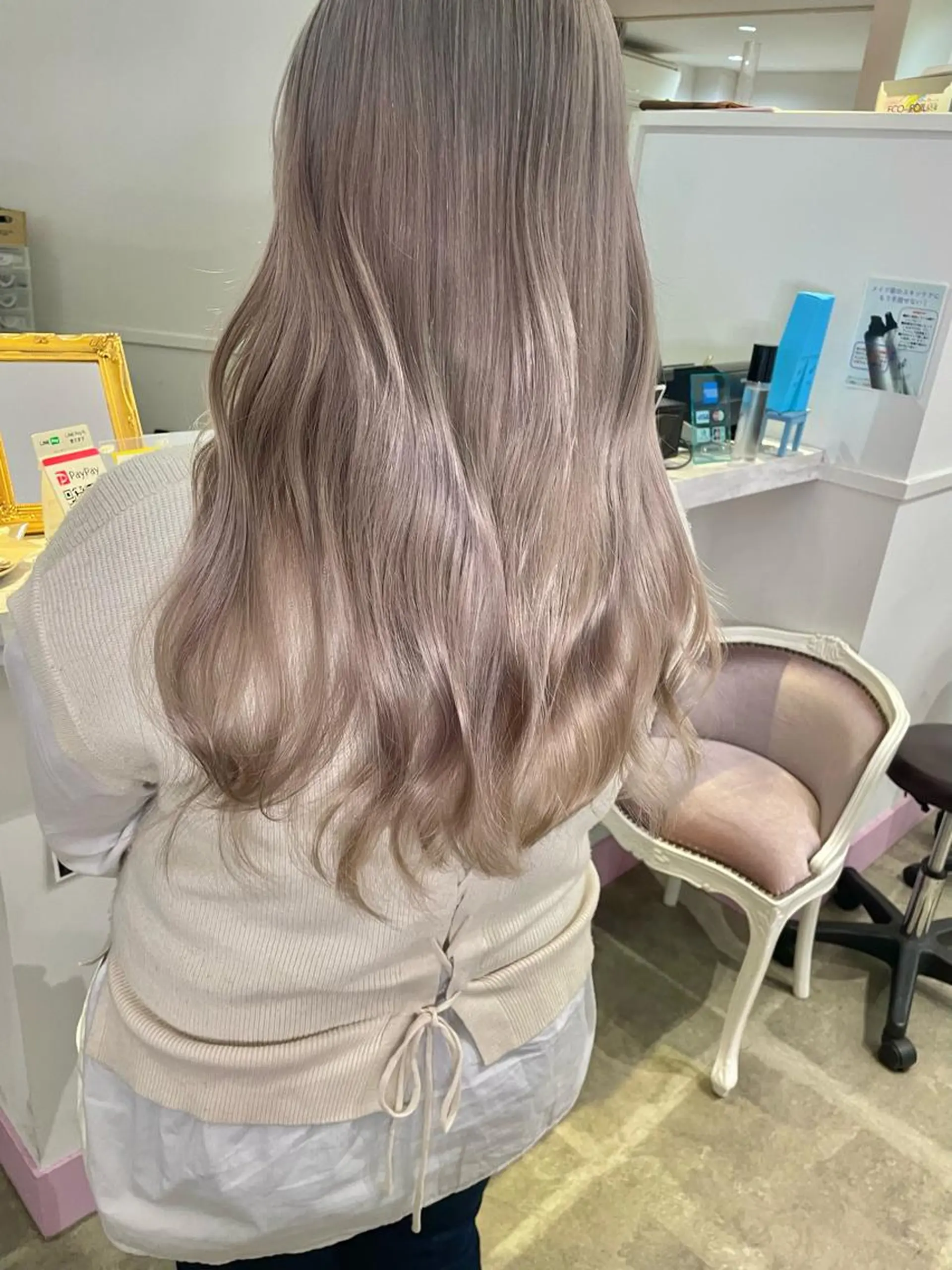 ロング ヘアカラー トリートメント Lit所属・Lit.豊橋 夏目のヘアスタイル