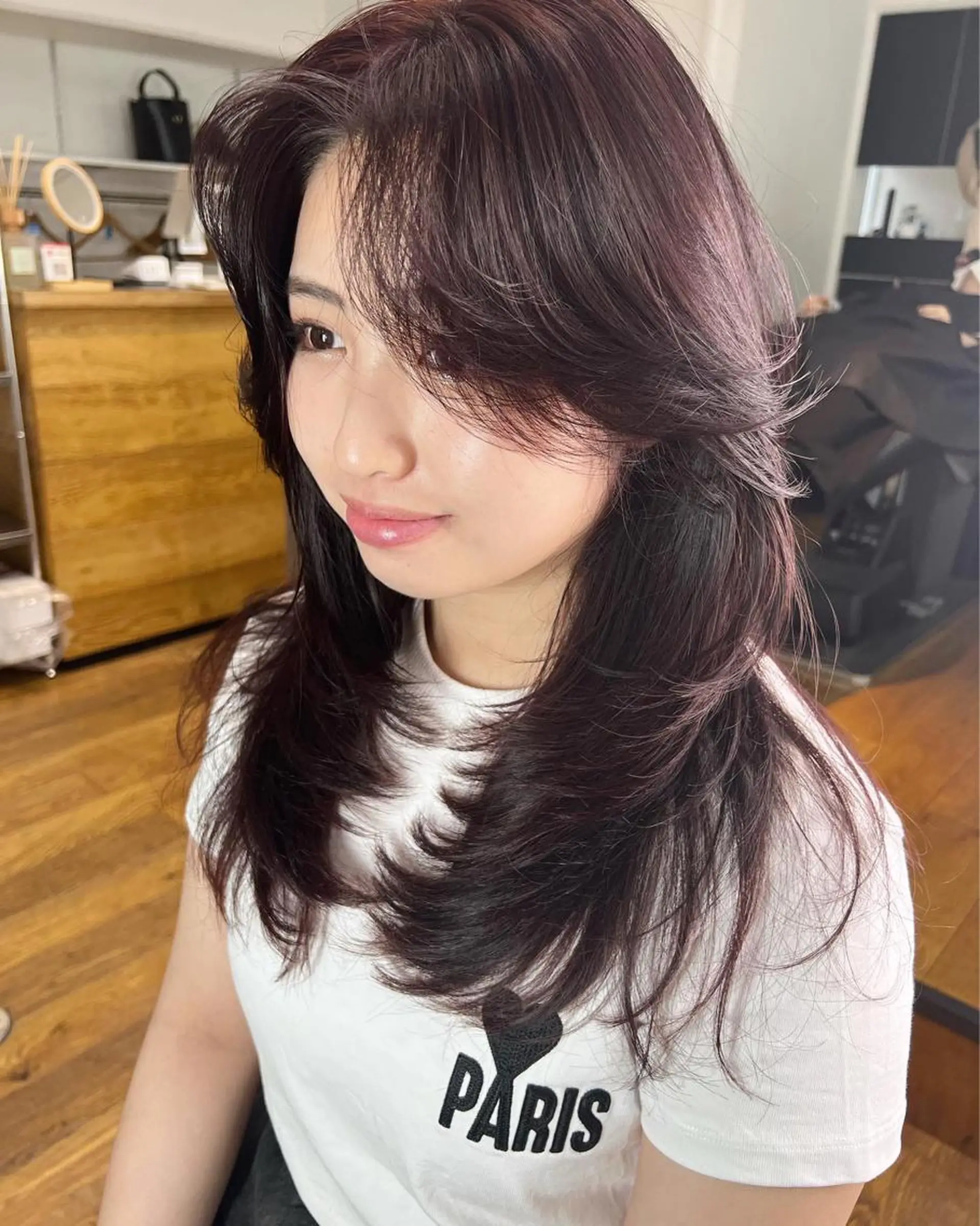 ロング 🇨🇳ワンホンヘア 下田鉄也のヘアスタイル