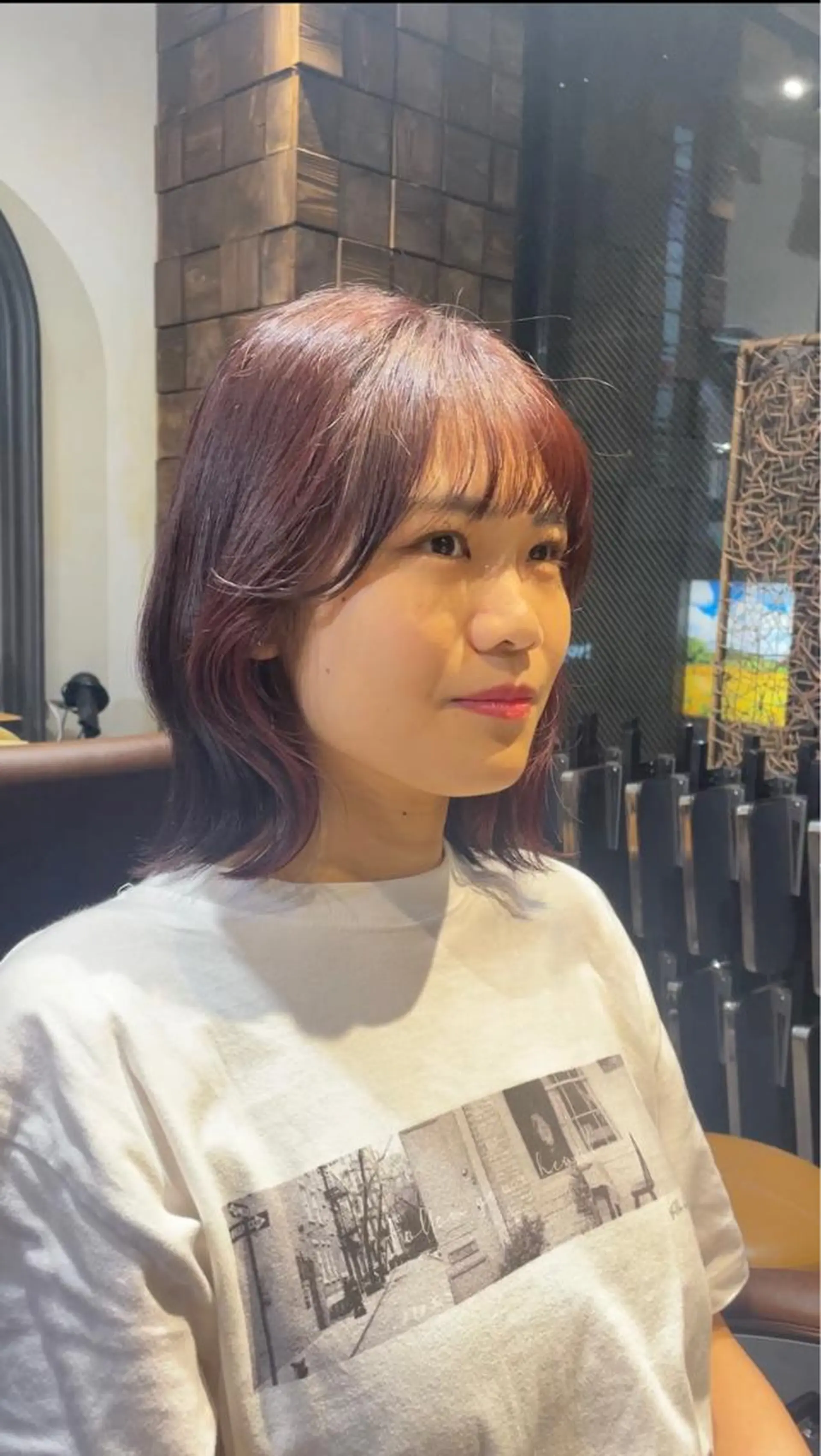 ミディアム MINX 長濱 優花 /銀座美容師のヘアスタイル