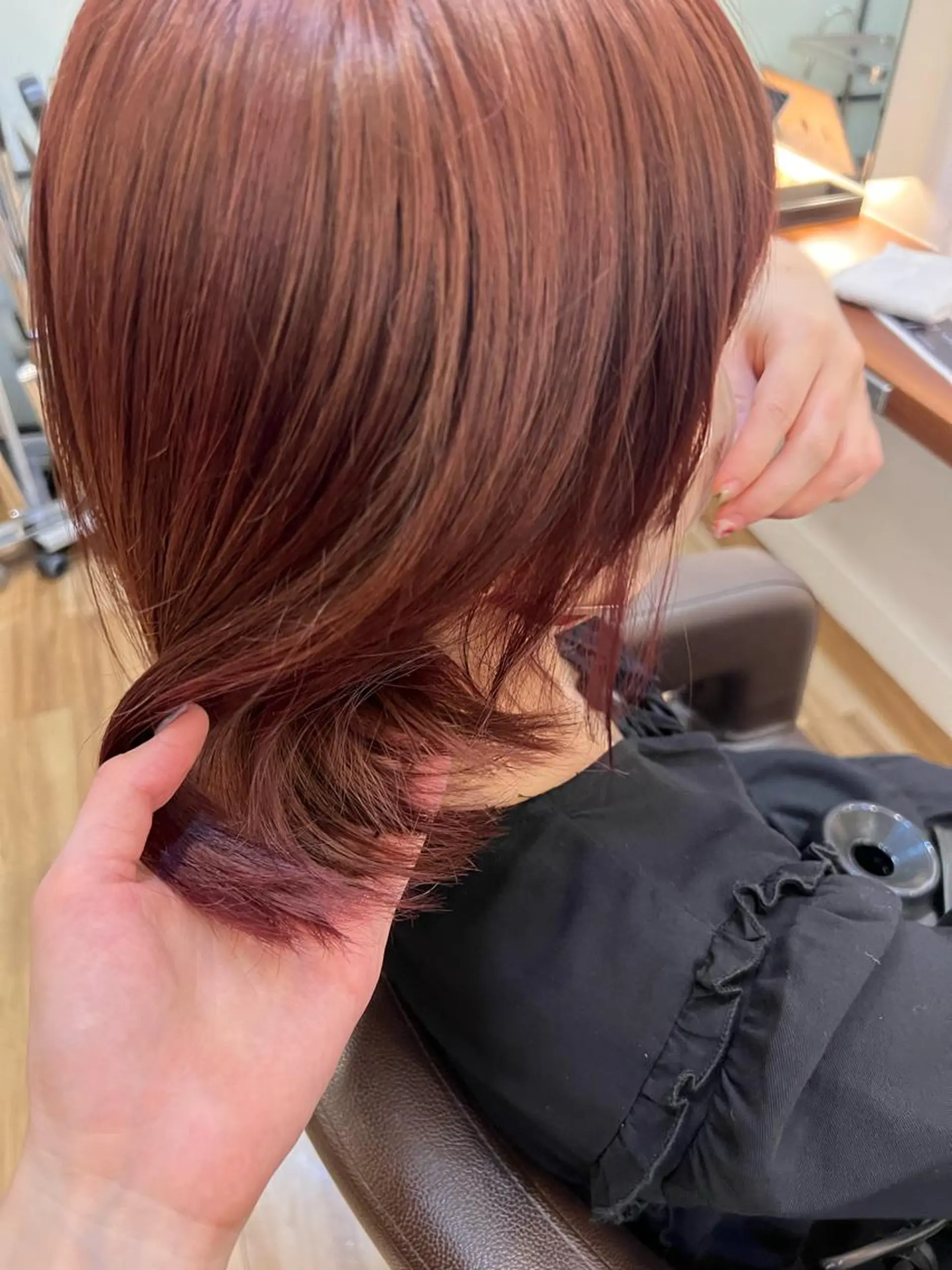 ミディアム カラー しみず さくら🌸のヘアスタイル