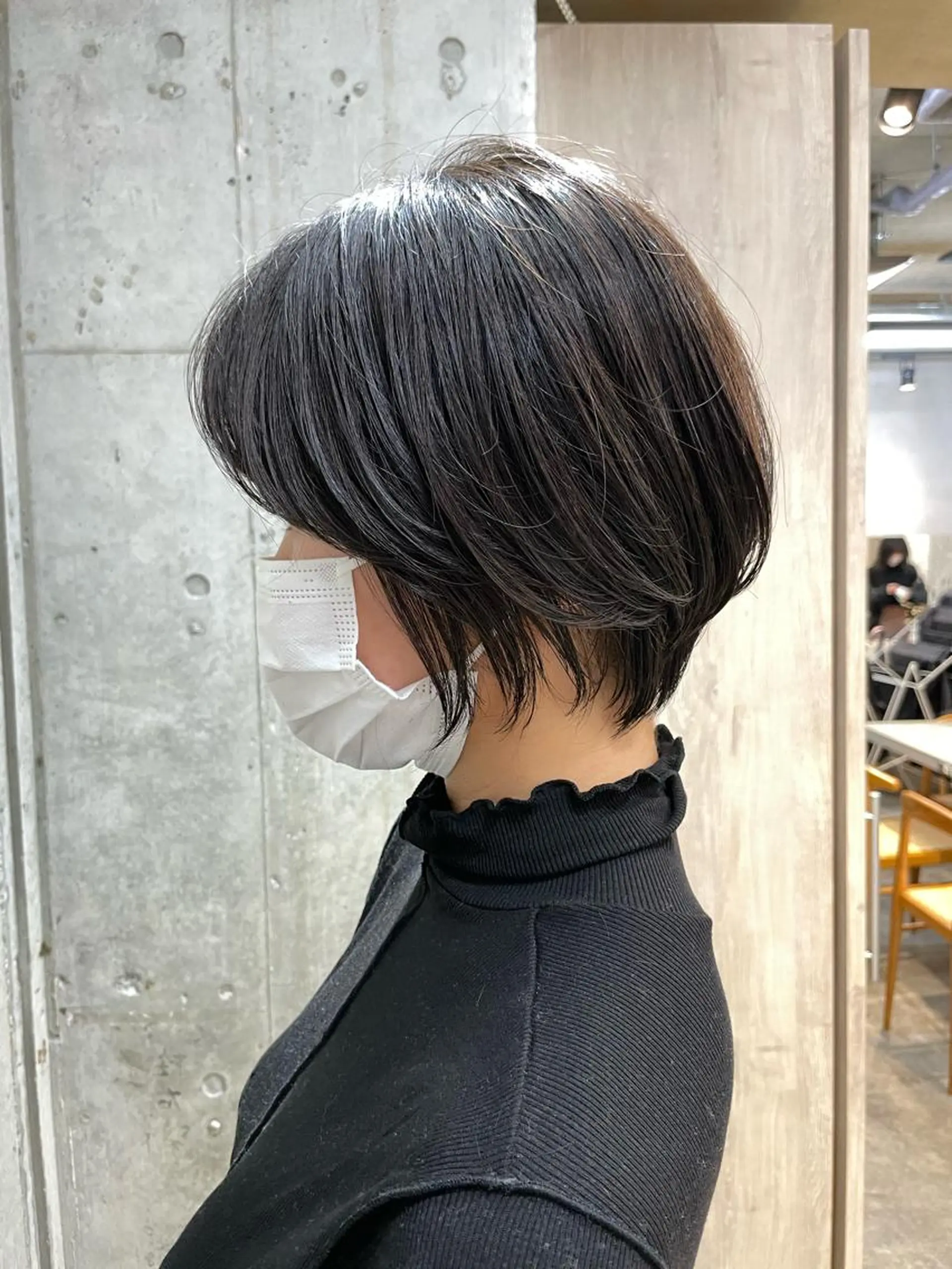 ショート ショートヘア 透明感カラー 大人グレージュ有村のヘアスタイル