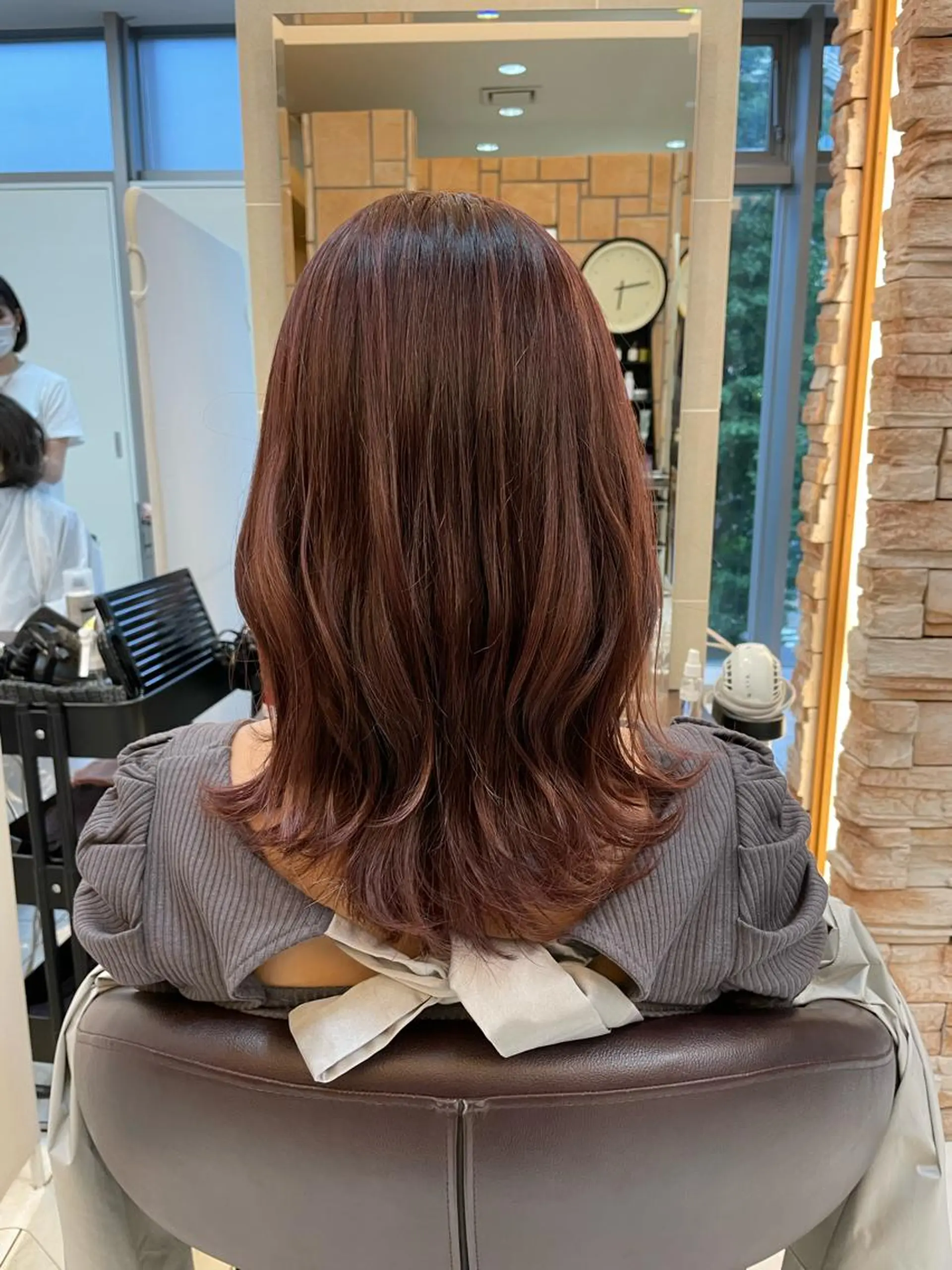 ミディアム カラー 千葉 香奈のヘアスタイル