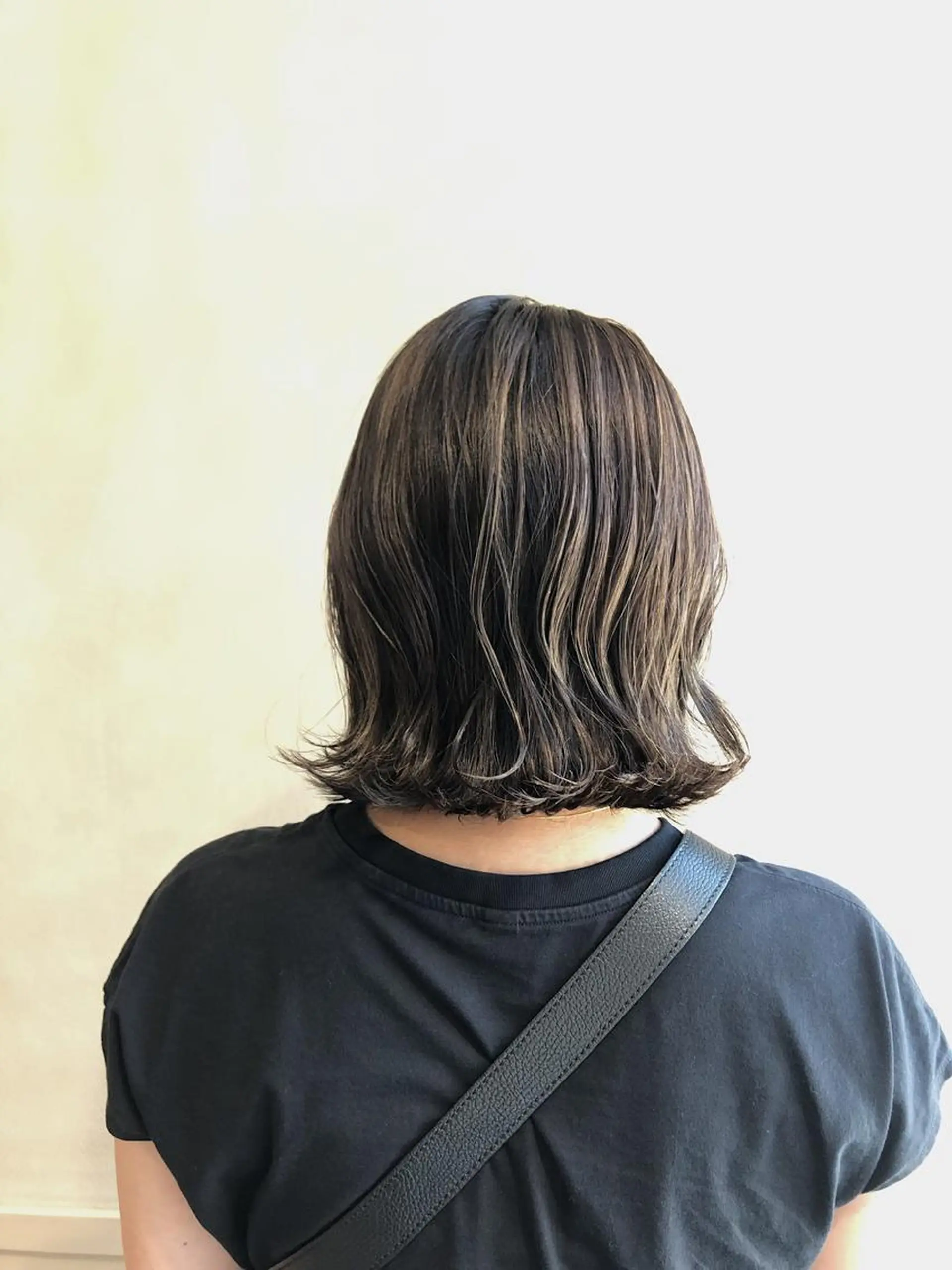 ミディアム ハイライト カット ヘアカラー トリートメント 所渉/韓国レイヤー /ウルフカットのヘアスタイル