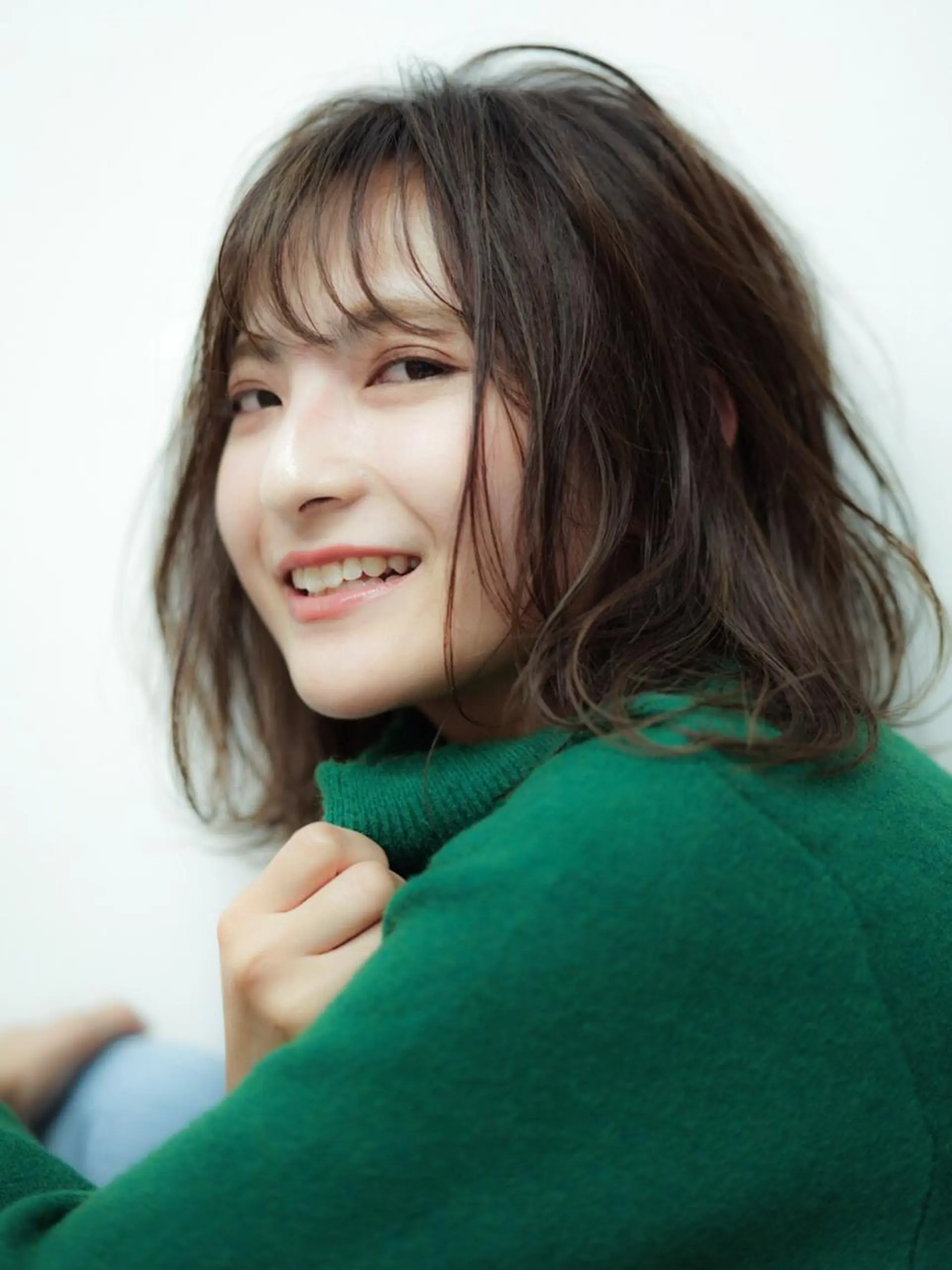 ミディアム パーマ ミディアムパーマ デジタルパーマ YUKO/ 似合わせ韓国風パーマのヘアスタイル