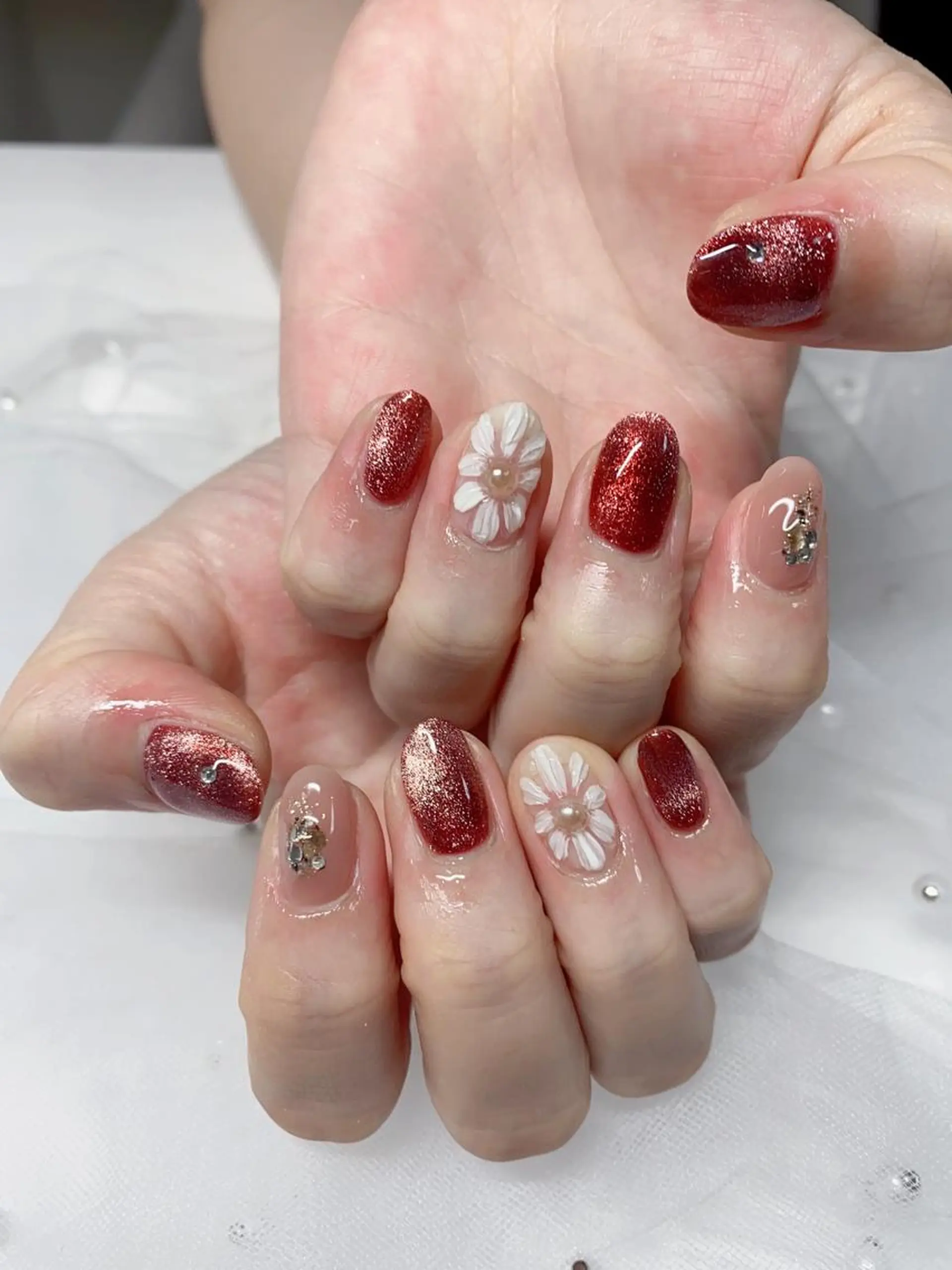 ネイル アートネイル ぷっくりネイル Jasmine nailsalon所属・ジャスミン ネイルサロンのネイルデザイン