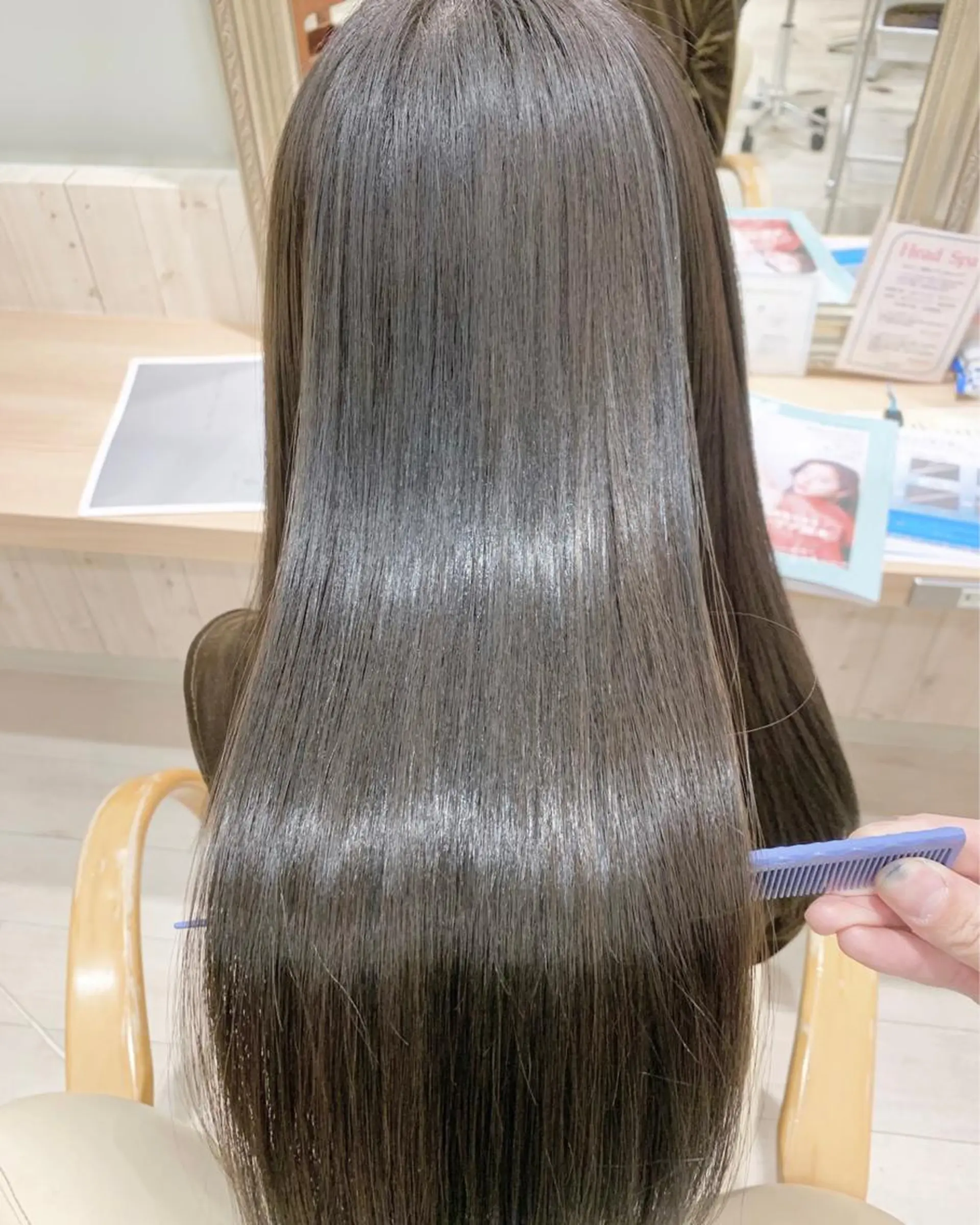 ロング カラー 縮毛矯正 🎀野崎 美玖𝜗𝜚˚⋆のヘアスタイル