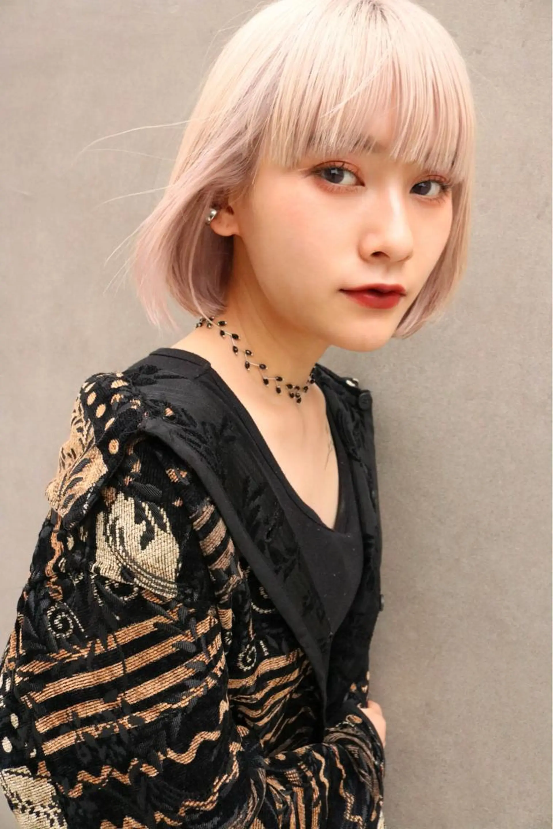 ミディアム カラー カット ヘアカラー トリートメント 似合わせカラーパーマ 🌿kitin米川のヘアスタイル
