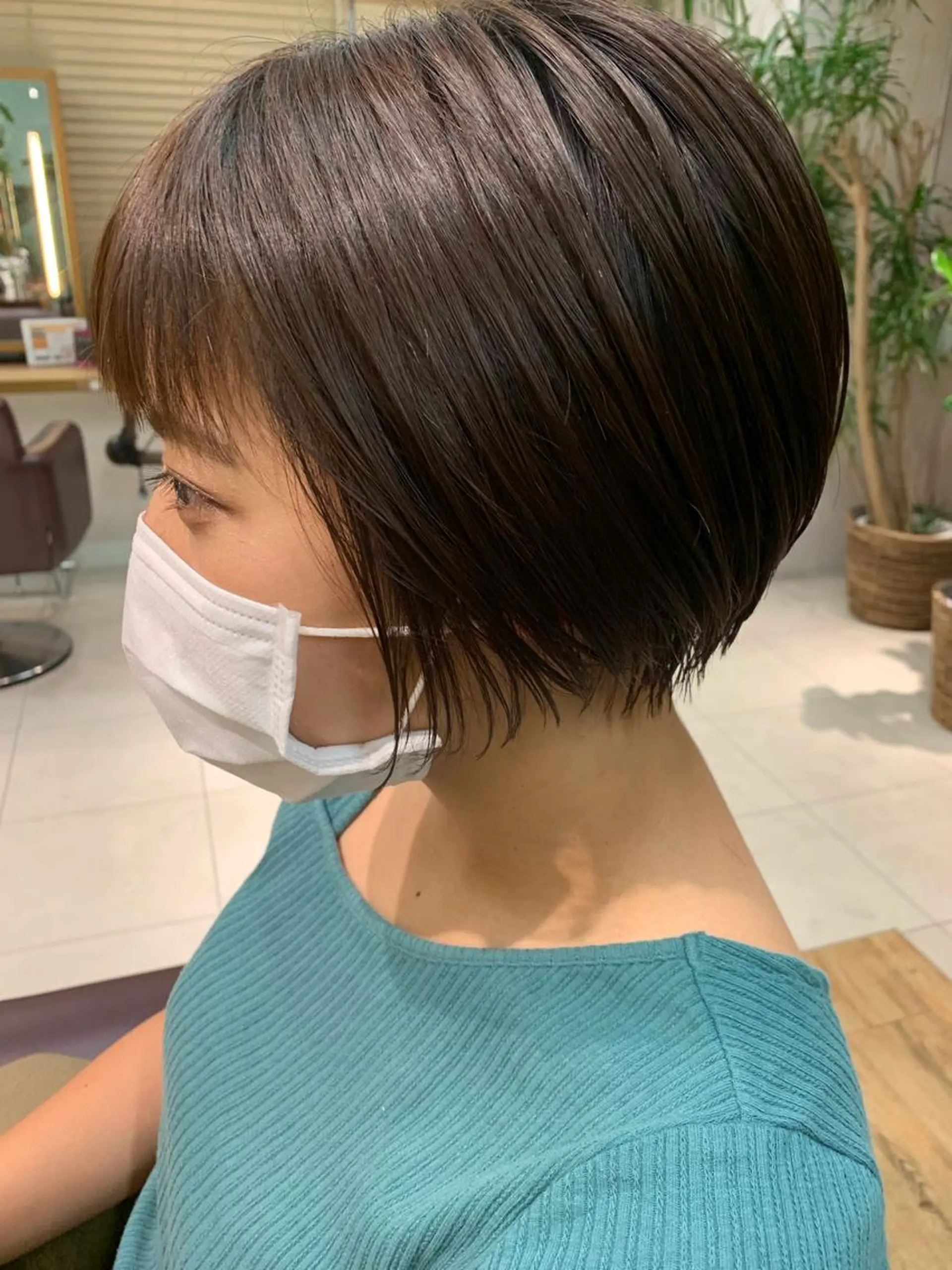 ショート カラー ヘアアレンジ 🫧透明感カラー/ ボブ/小笠原汐海🪽のヘアスタイル