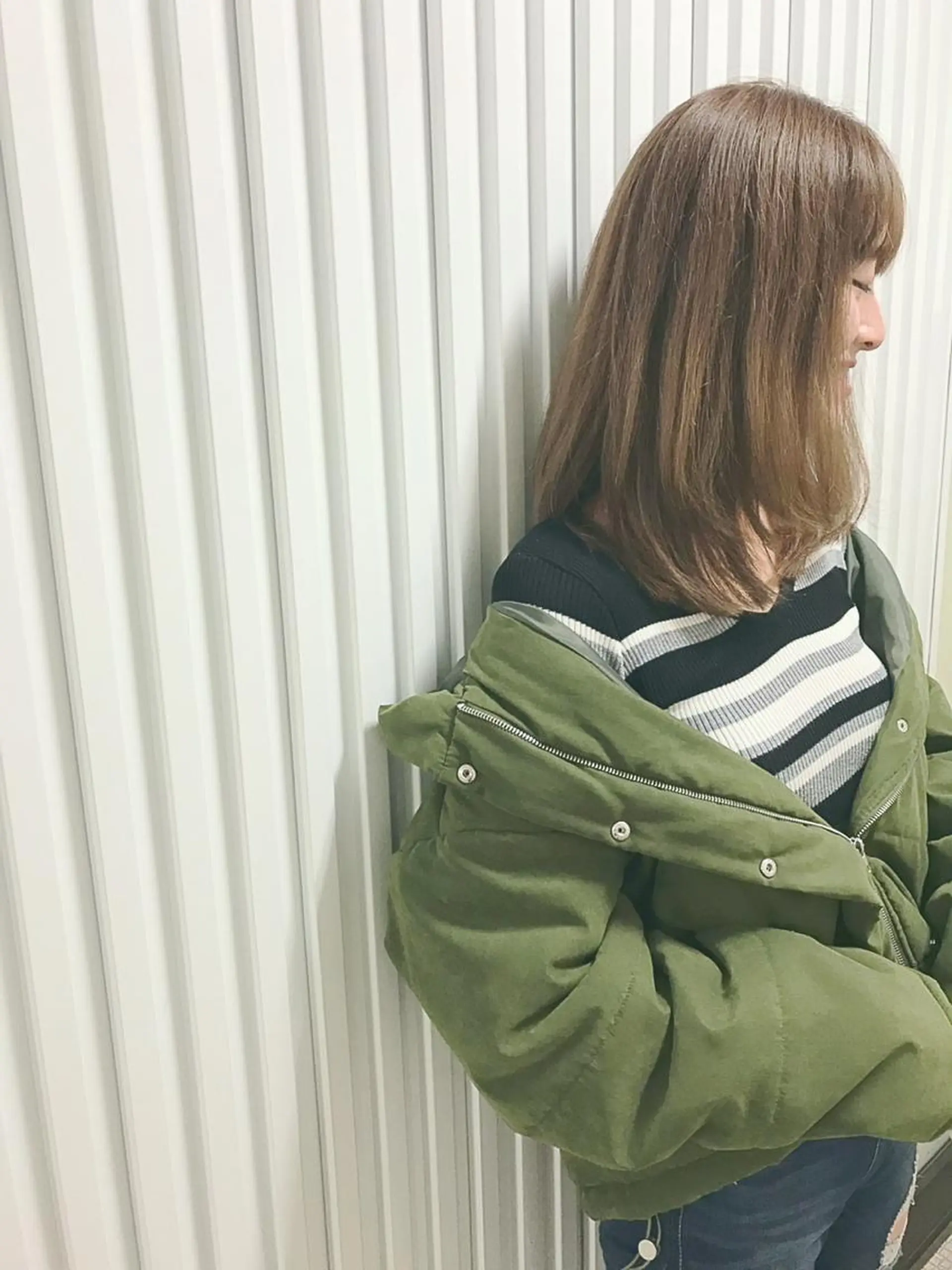 セミロング 髪の悩み解決🌈齊藤 美遥のヘアスタイル