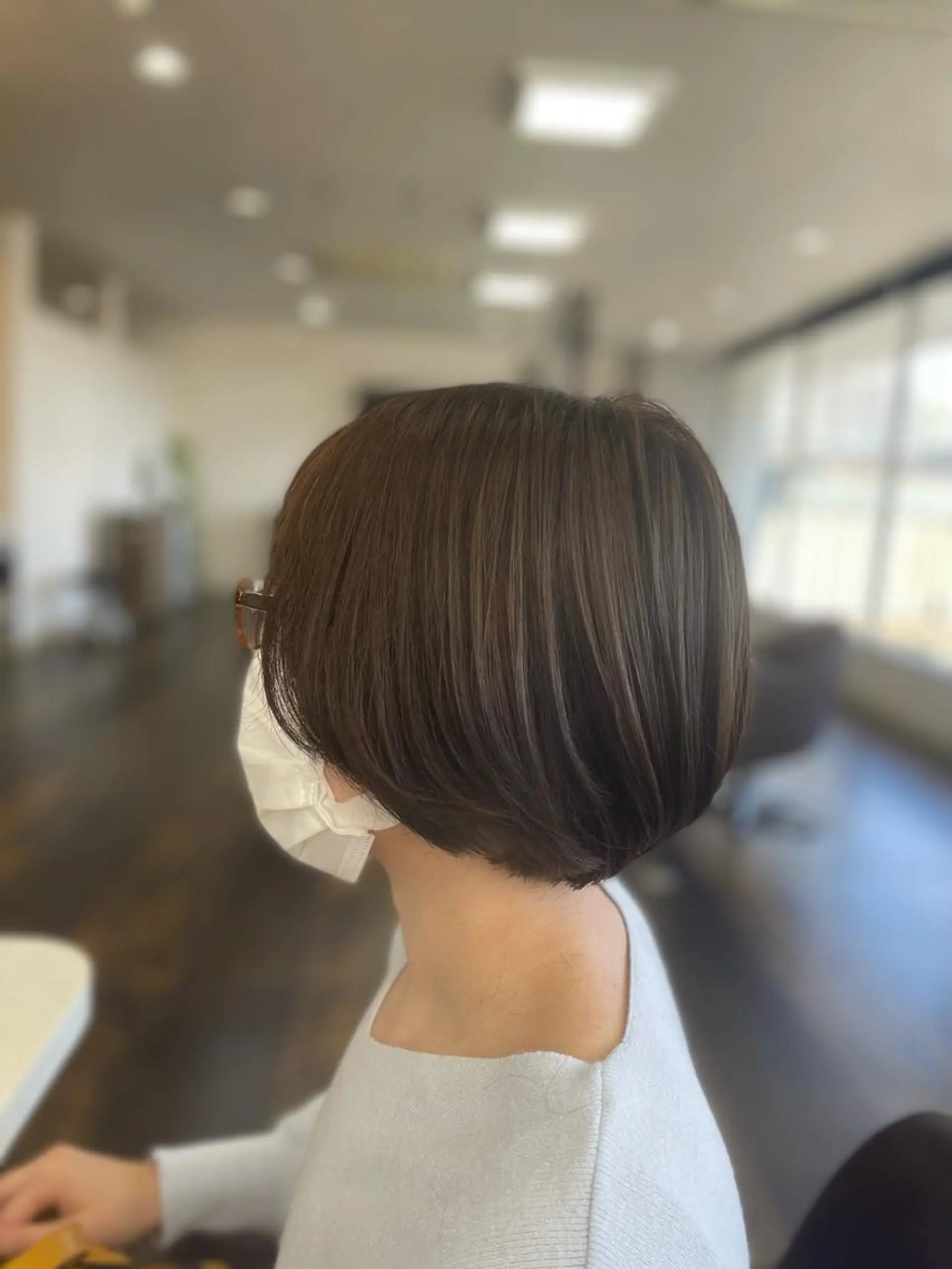 ショート ボブ カット 菊田 悠斗のヘアスタイル